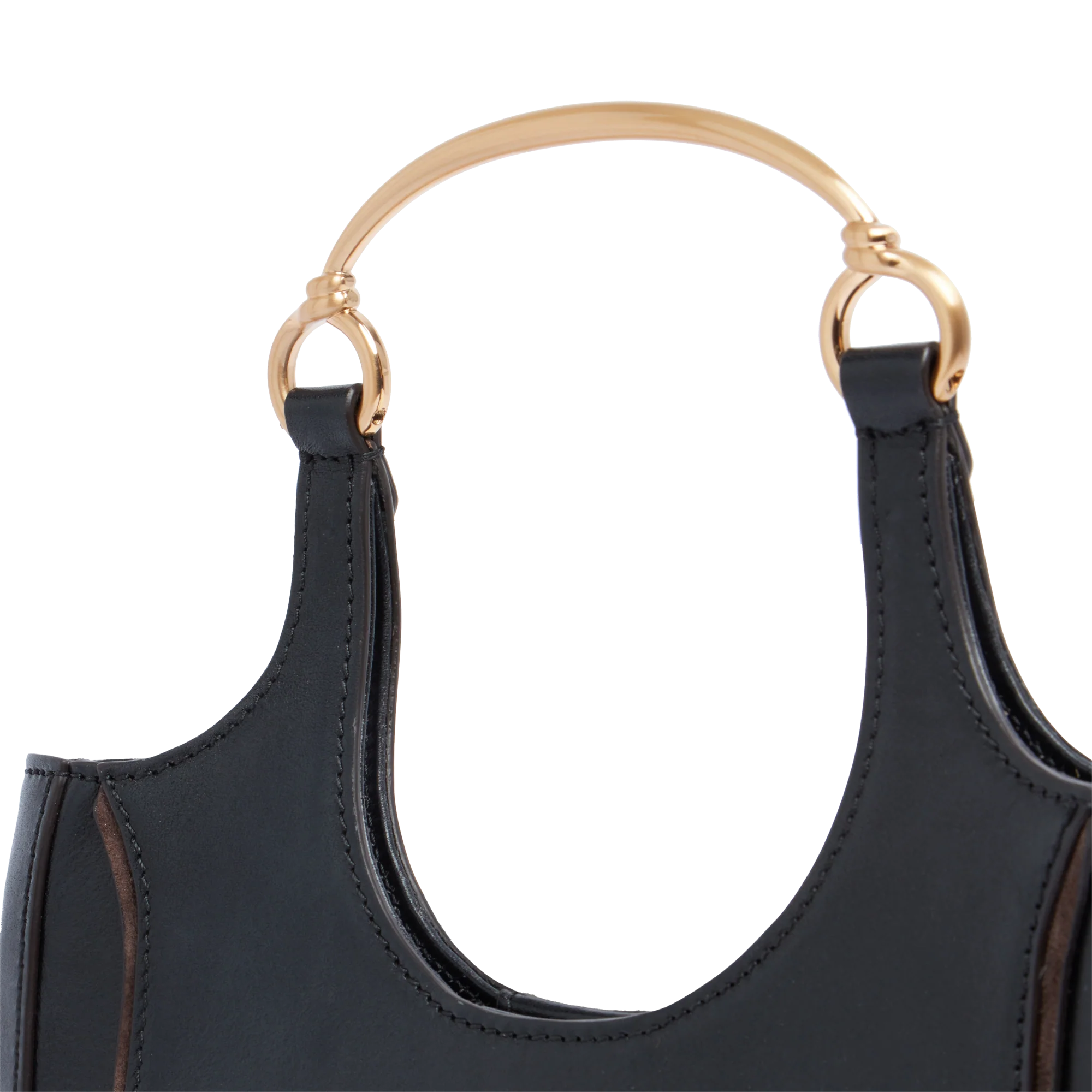 Mini leather hobo bag - Image 5