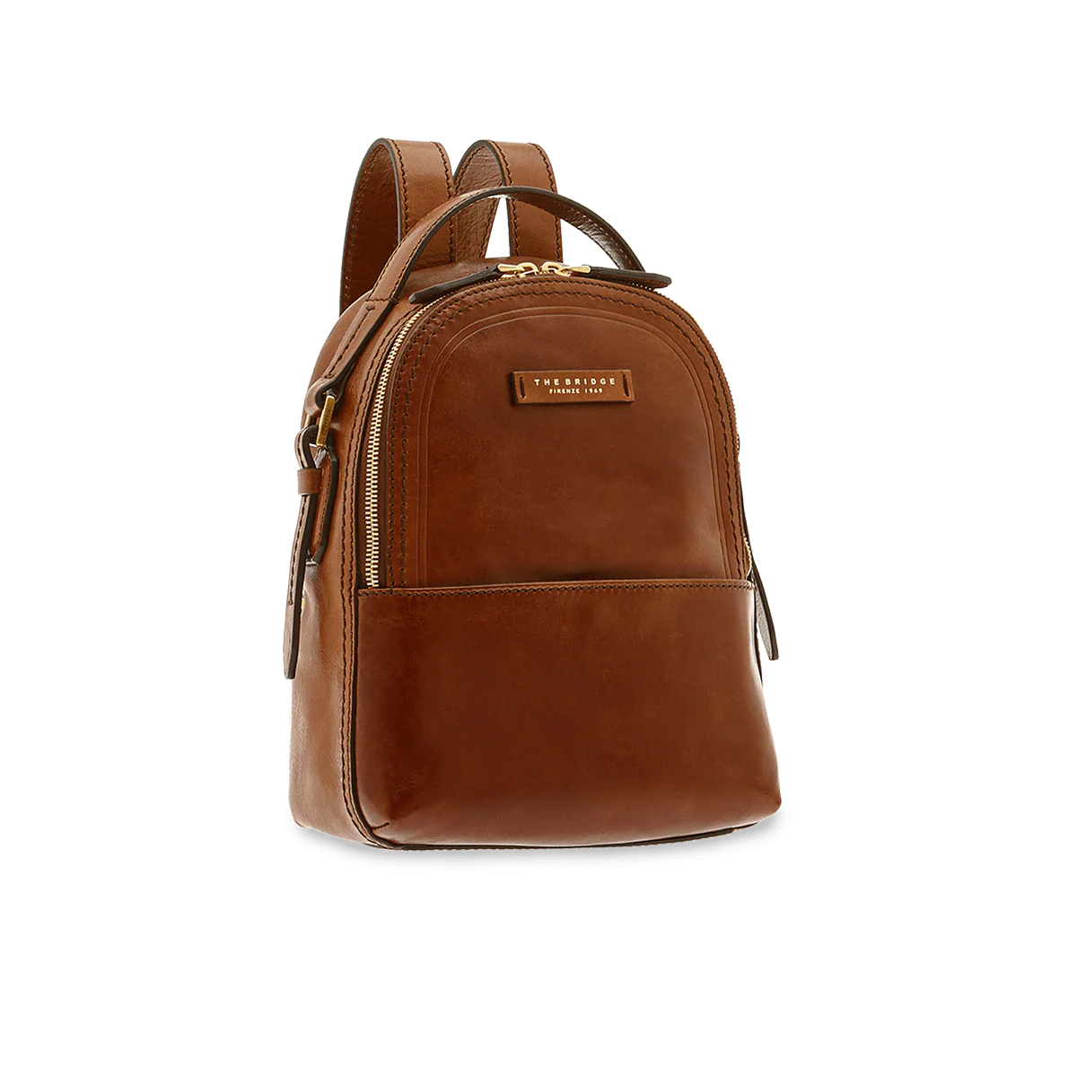 Women’s small leather backpack