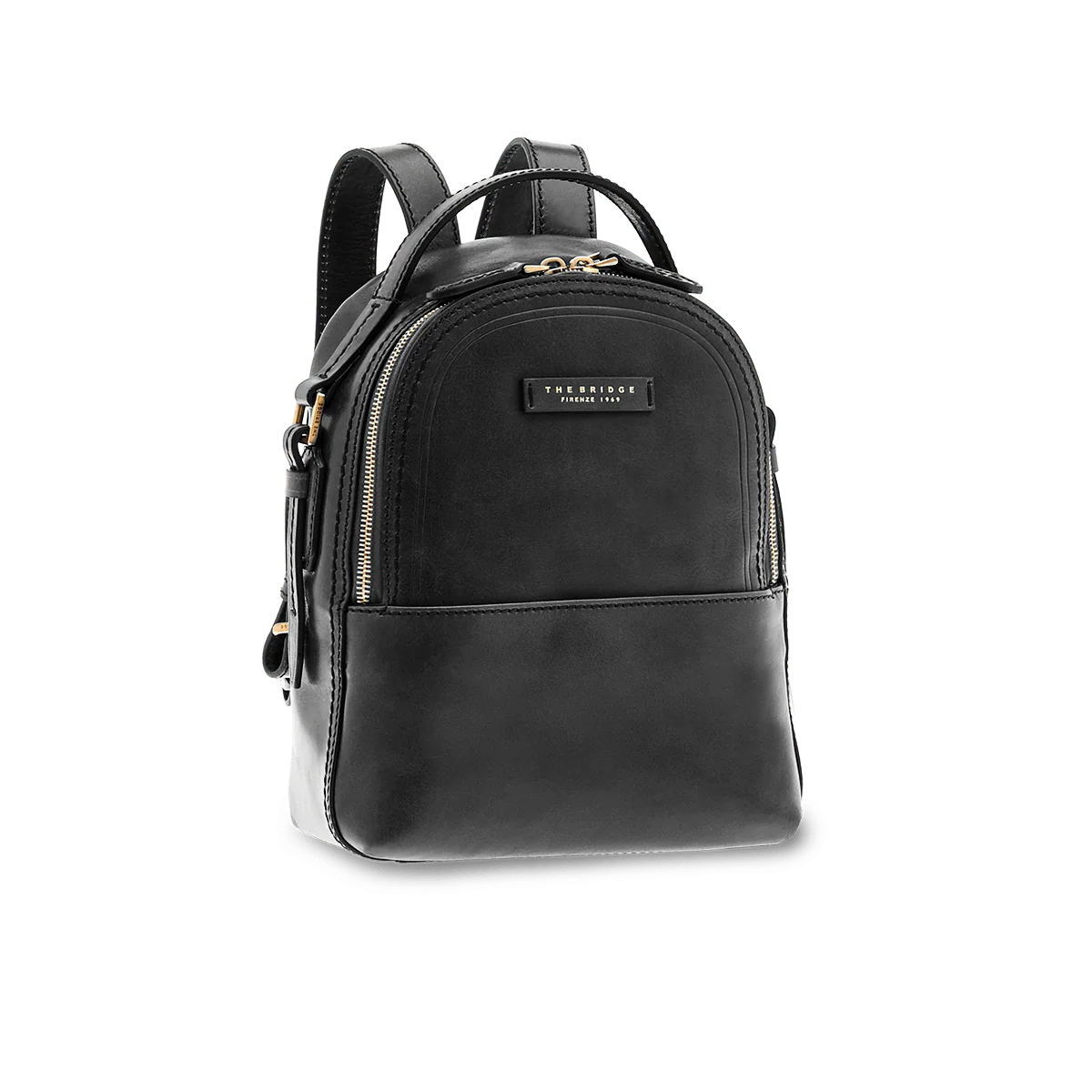 Women’s small leather backpack