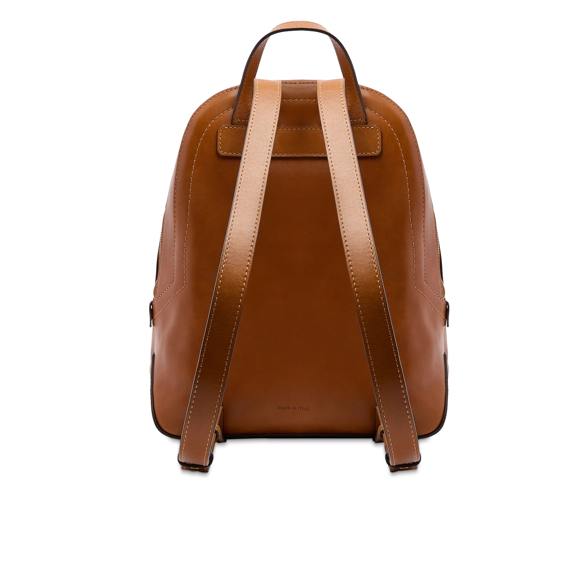 Women’s leather backpack with front pocket - Image 3