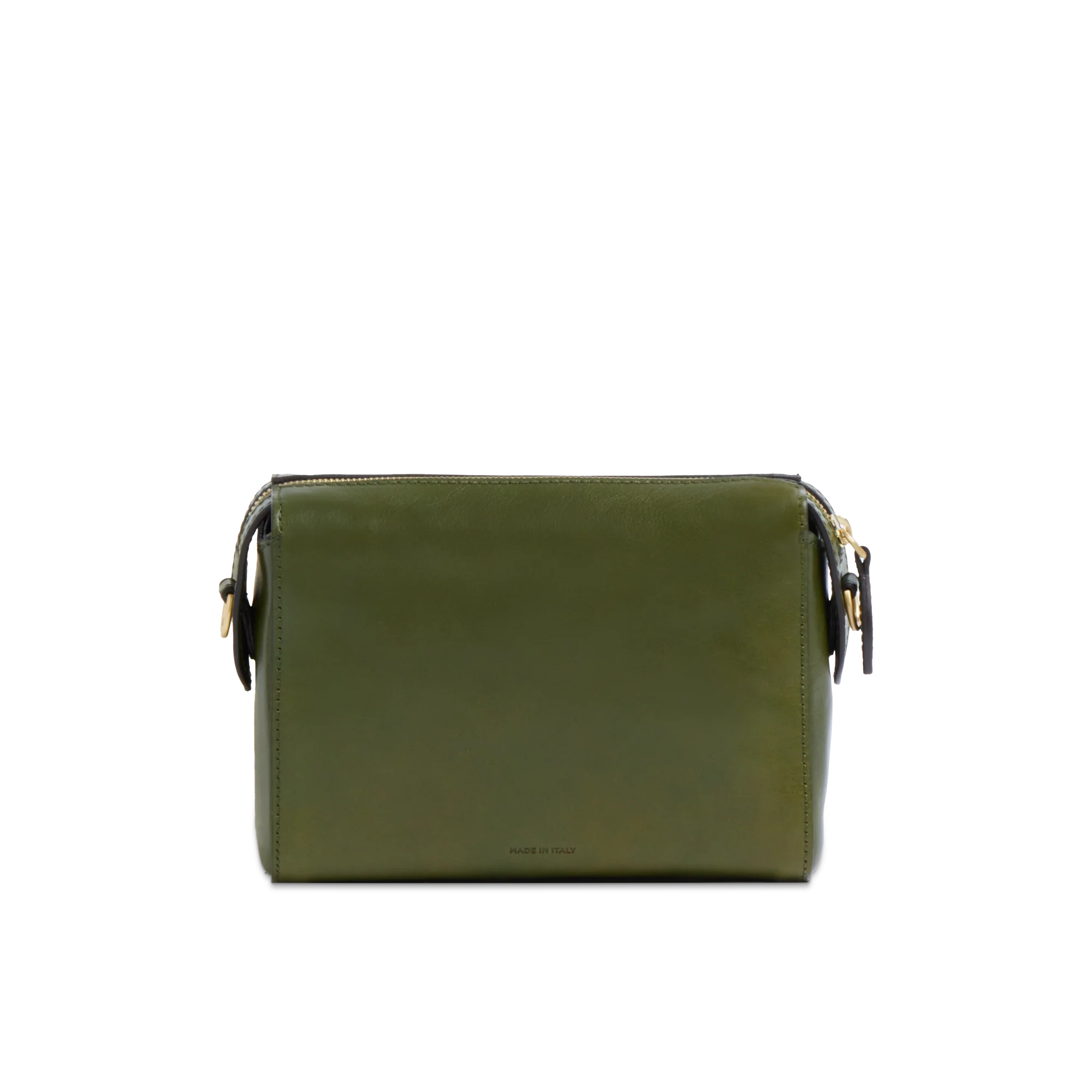 Leather crossbody bag with zip closure - Image 3
