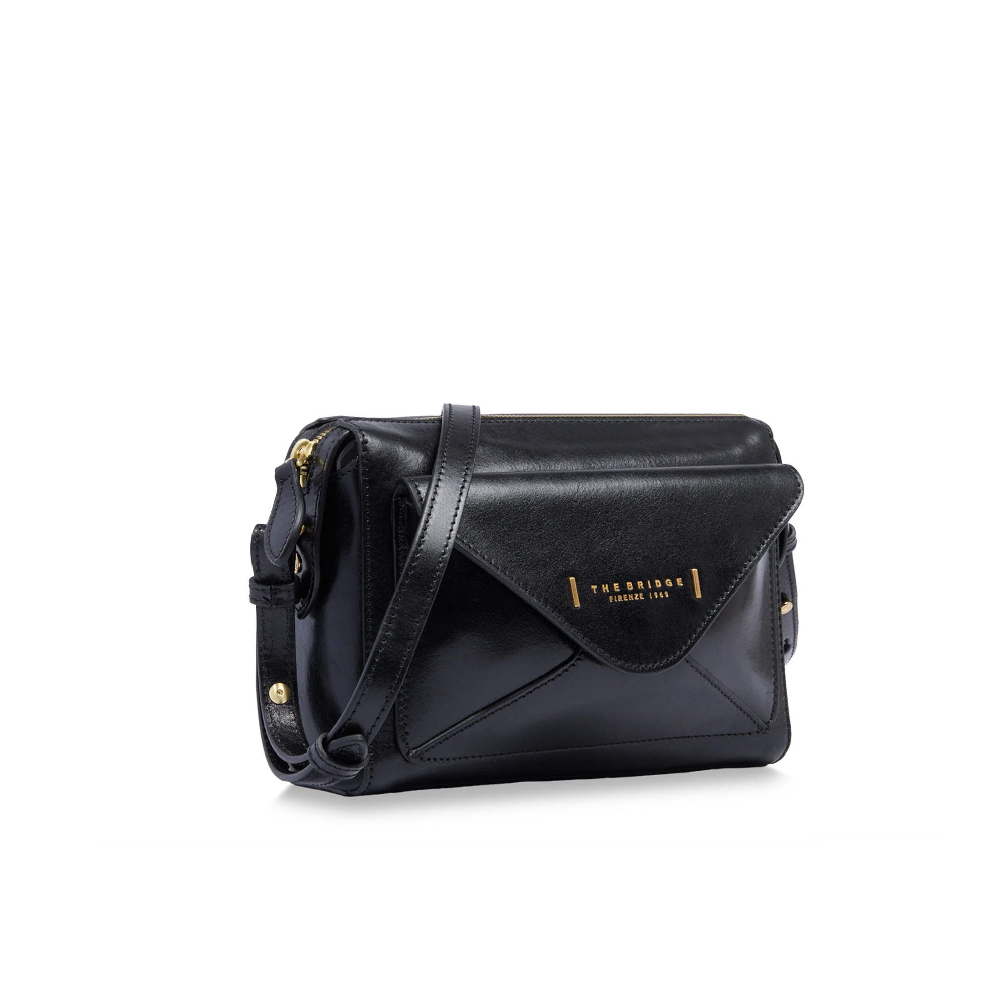 Crossbody bag in leather with zip closure - size s - Image 2