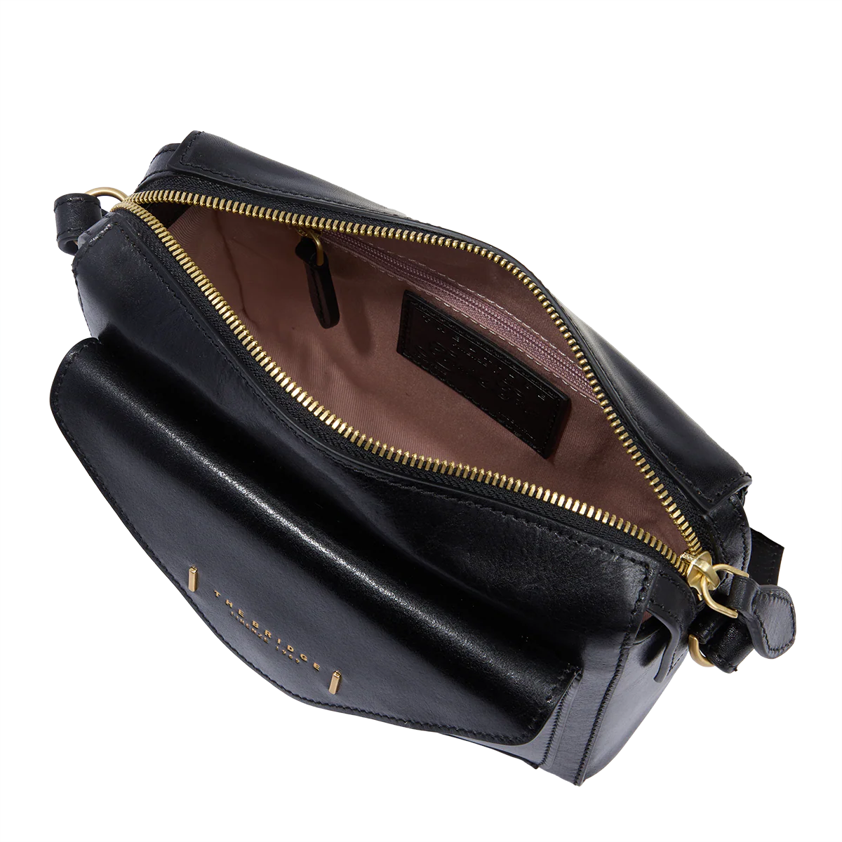 Crossbody bag in leather with zip closure - size s - Image 4