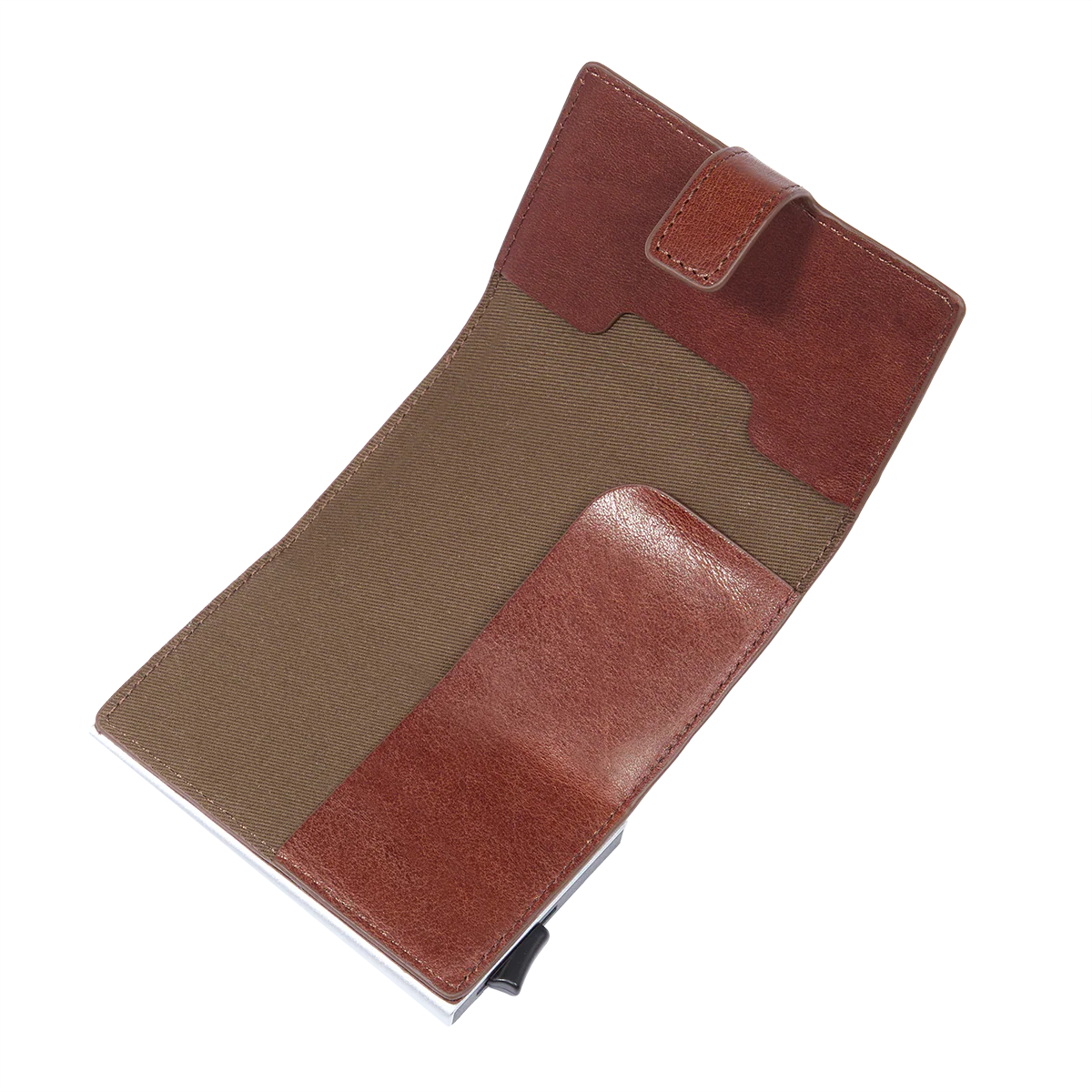 Leather card holder with RFID protection - Image 3