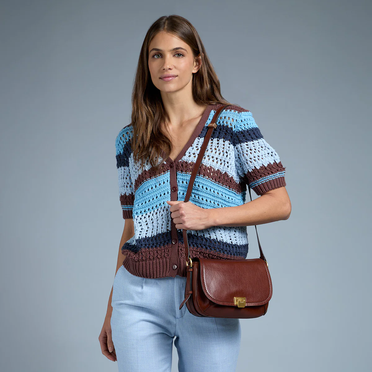 Leather crossbody bag - Image 5