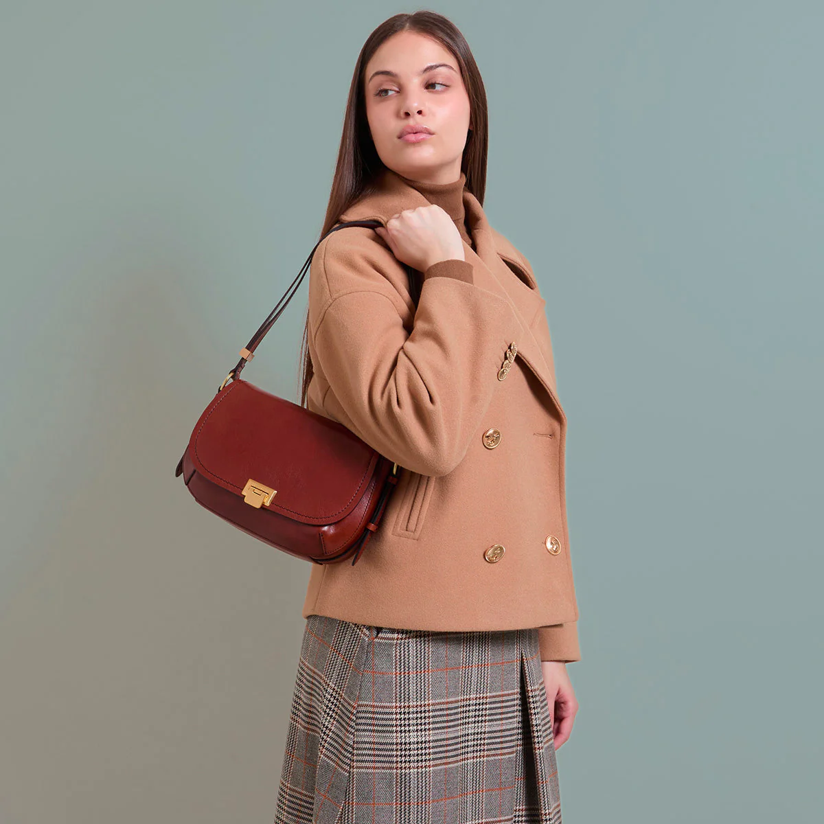 Leather crossbody bag - Image 6