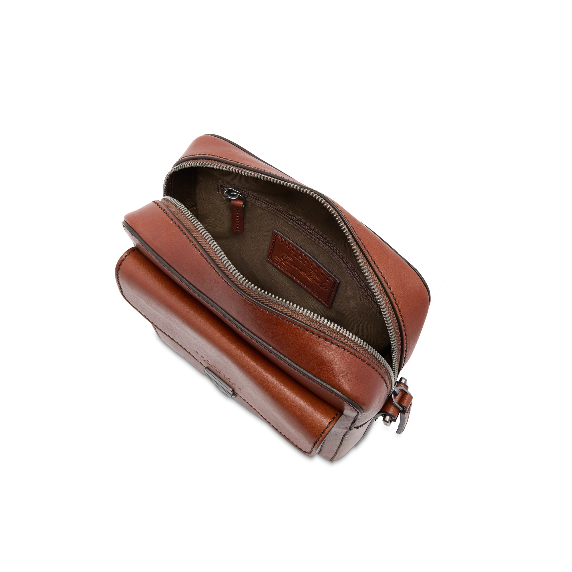 Men’s leather crossbody bag - Image 4