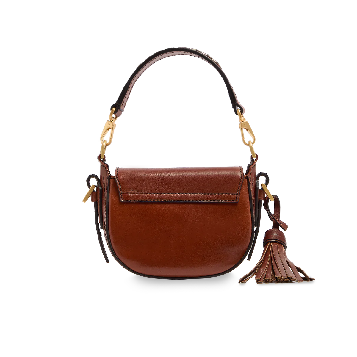 Pearl District Holiday Edition – leather shoulder bag with bronze details - Image 3
