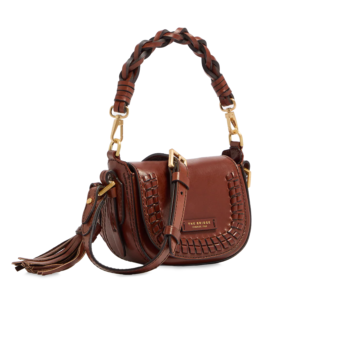 Pearl District baby – leather shoulder bag with hand-stitched leather details – numbered capsule - Image 2