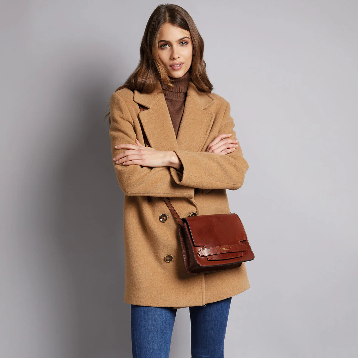 Leather crossbody bag - Image 3