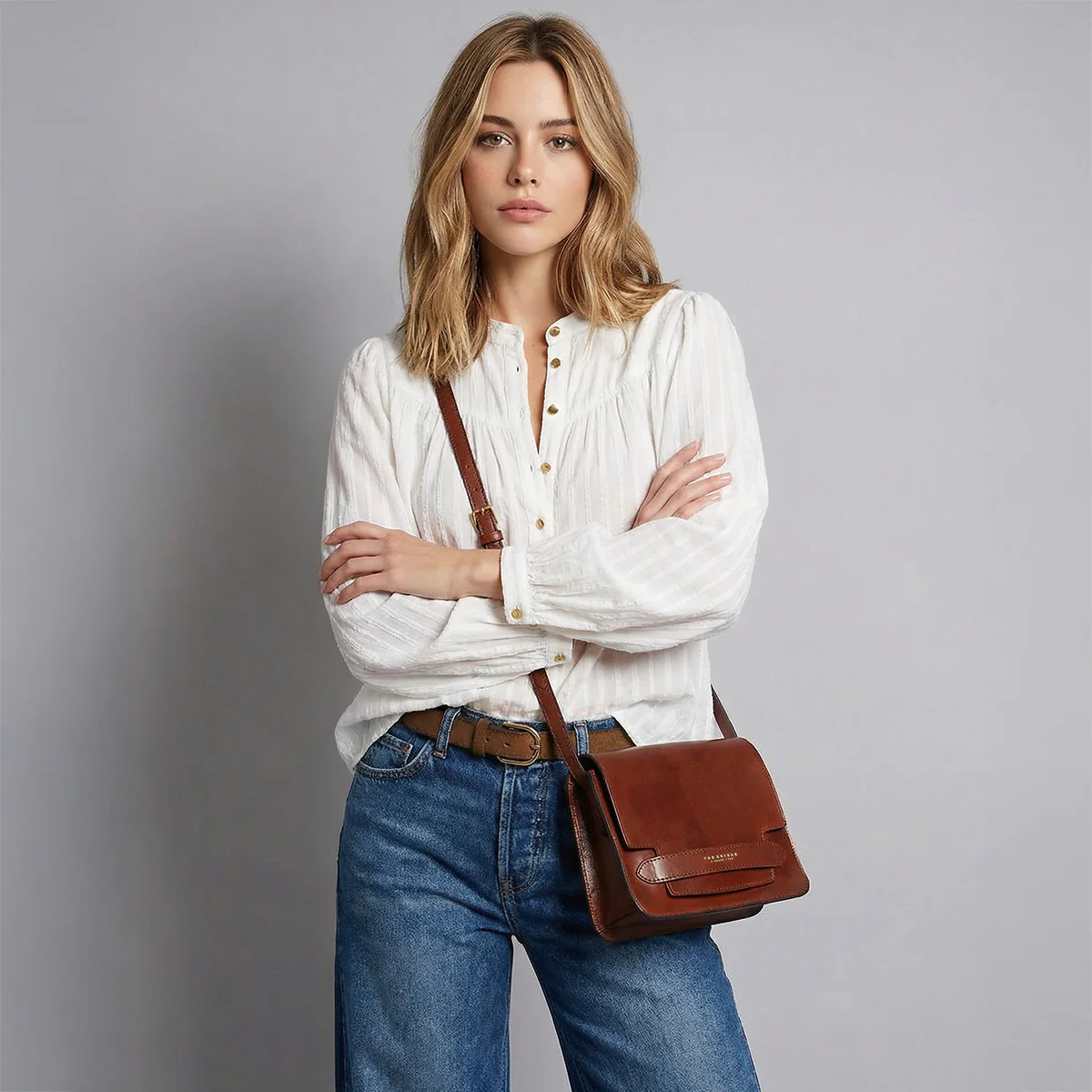 Leather crossbody bag - Image 4