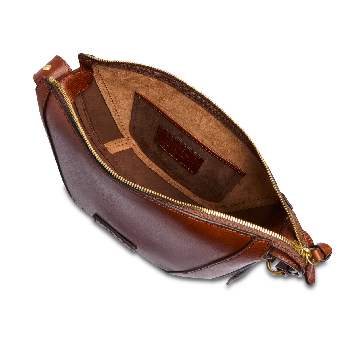 Small grained leather crossbody bag - Image 4