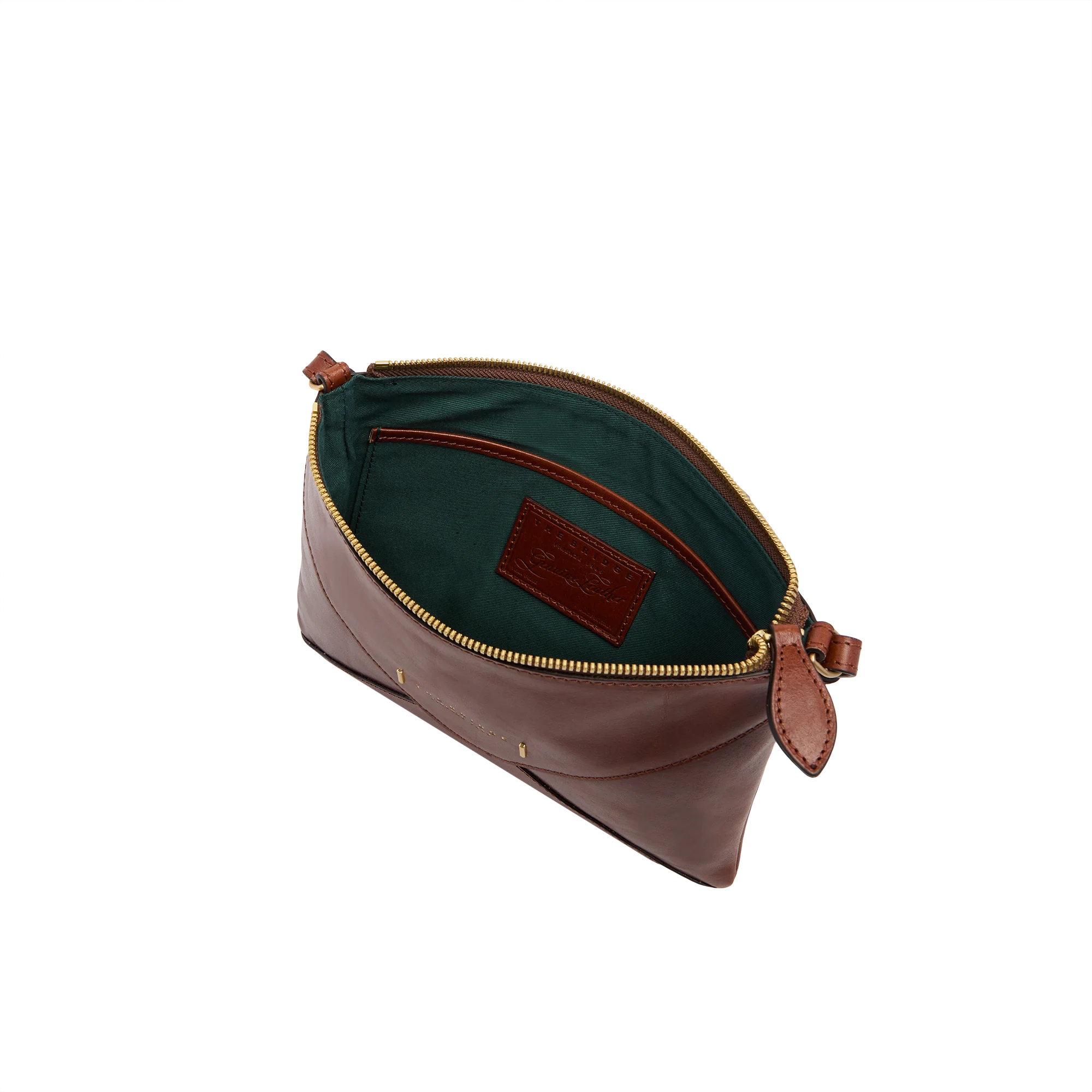 Leather crossbody bag with zip closure - Image 4