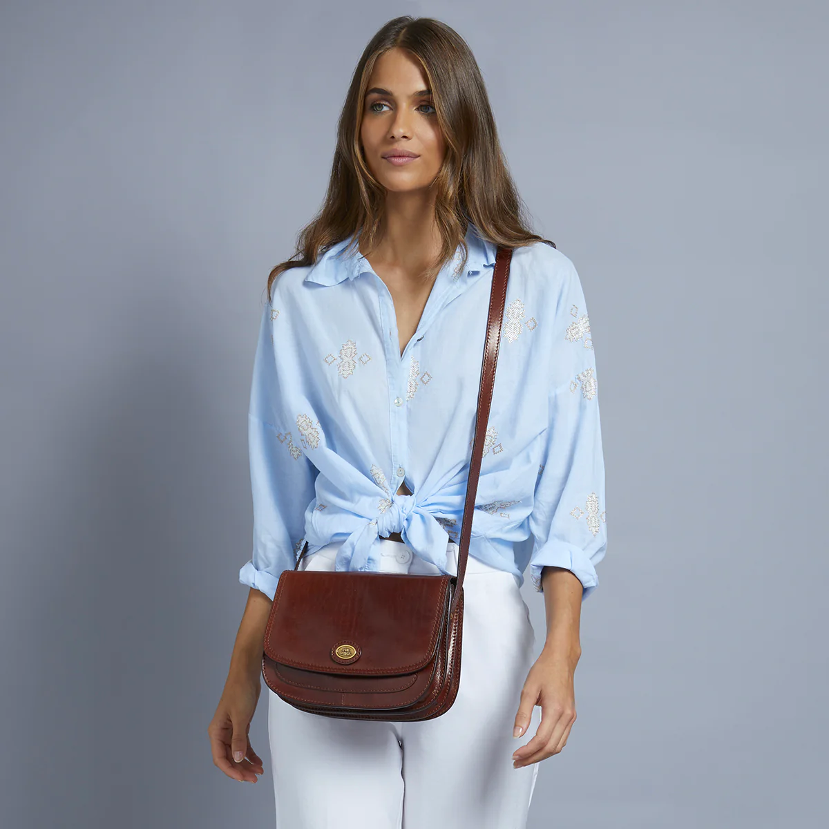 Leather crossbody bag - Image 5