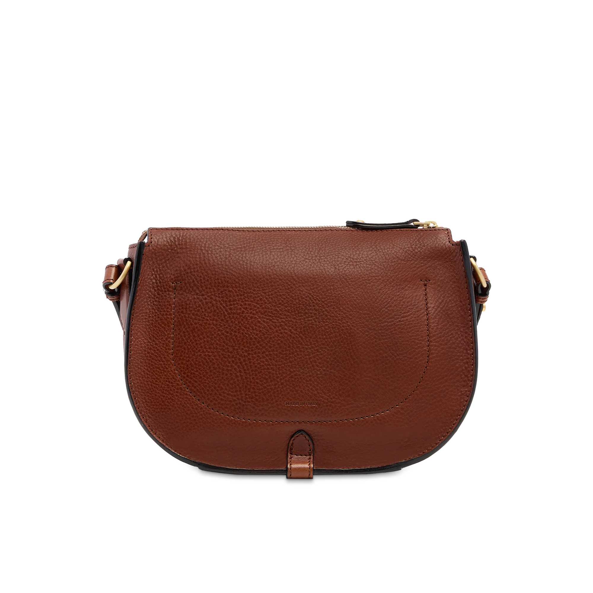 Women’s leather crossbody bag with zip closure - Image 3