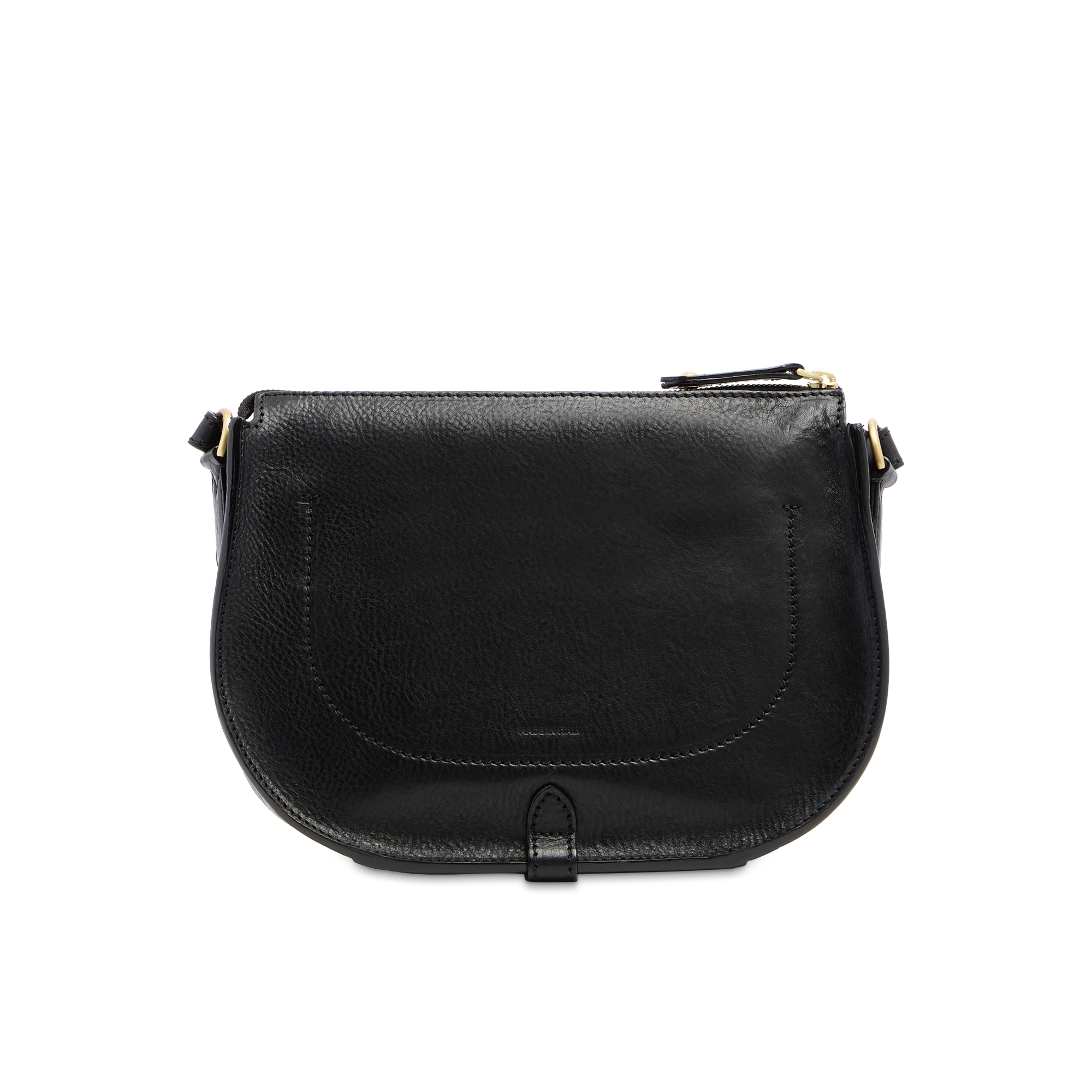 Women’s leather crossbody bag with zip closure - Image 3