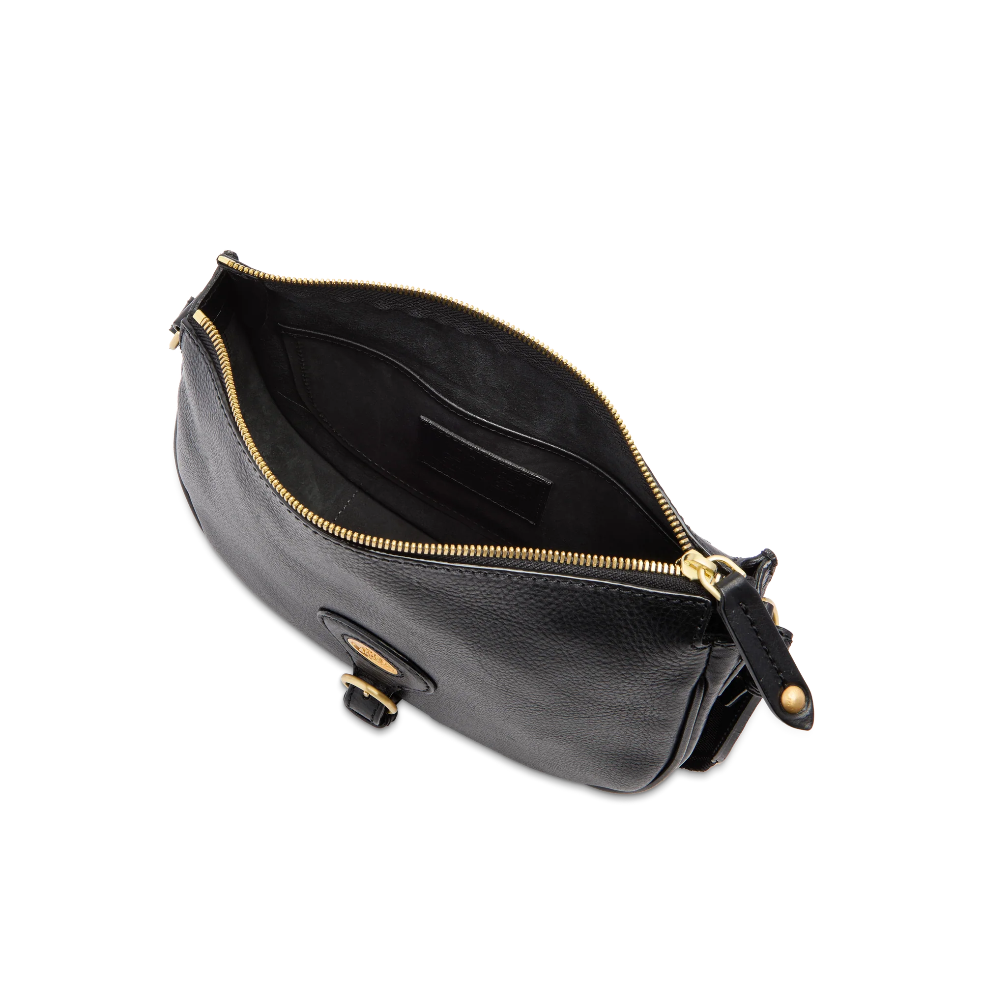 Women’s leather crossbody bag with zip closure - Image 4