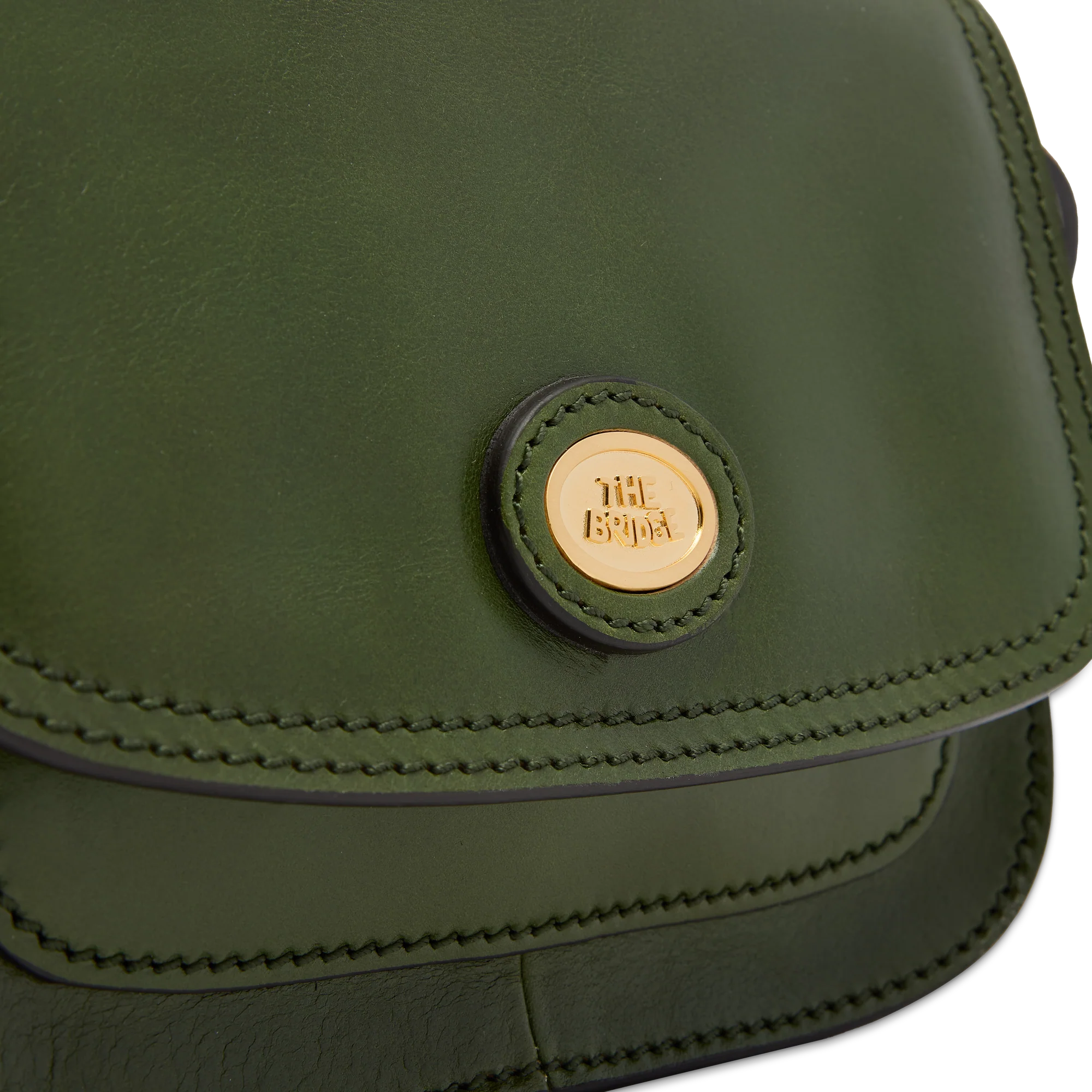 Leather crossbody bag with compartments, small size - Image 5