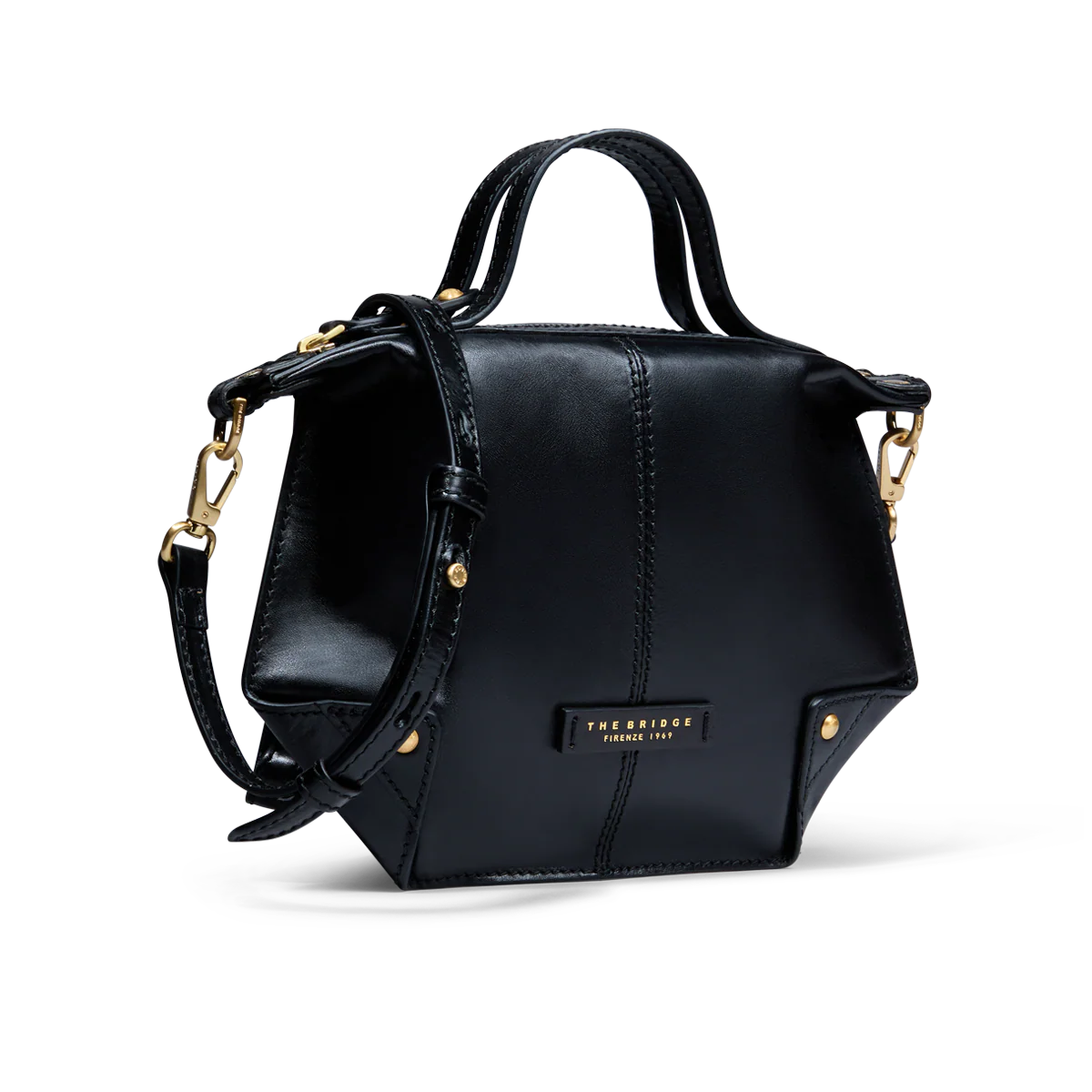 Crossbody bag in leather with zip closure - size s - Image 2