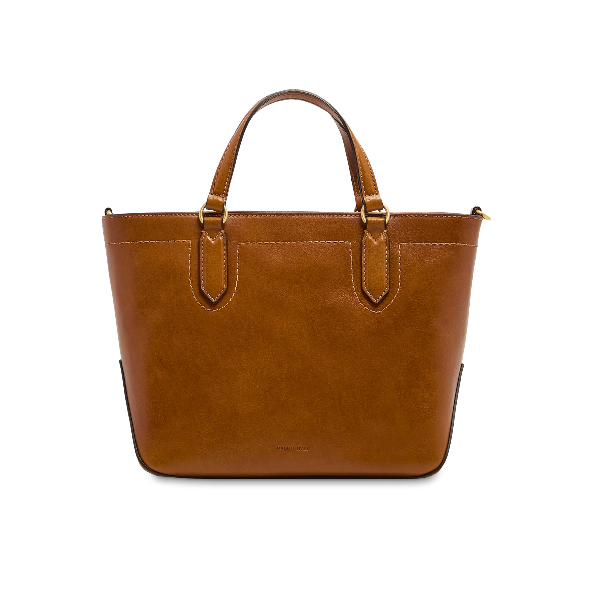 Leather handbag with removable shoulder strap - Image 3