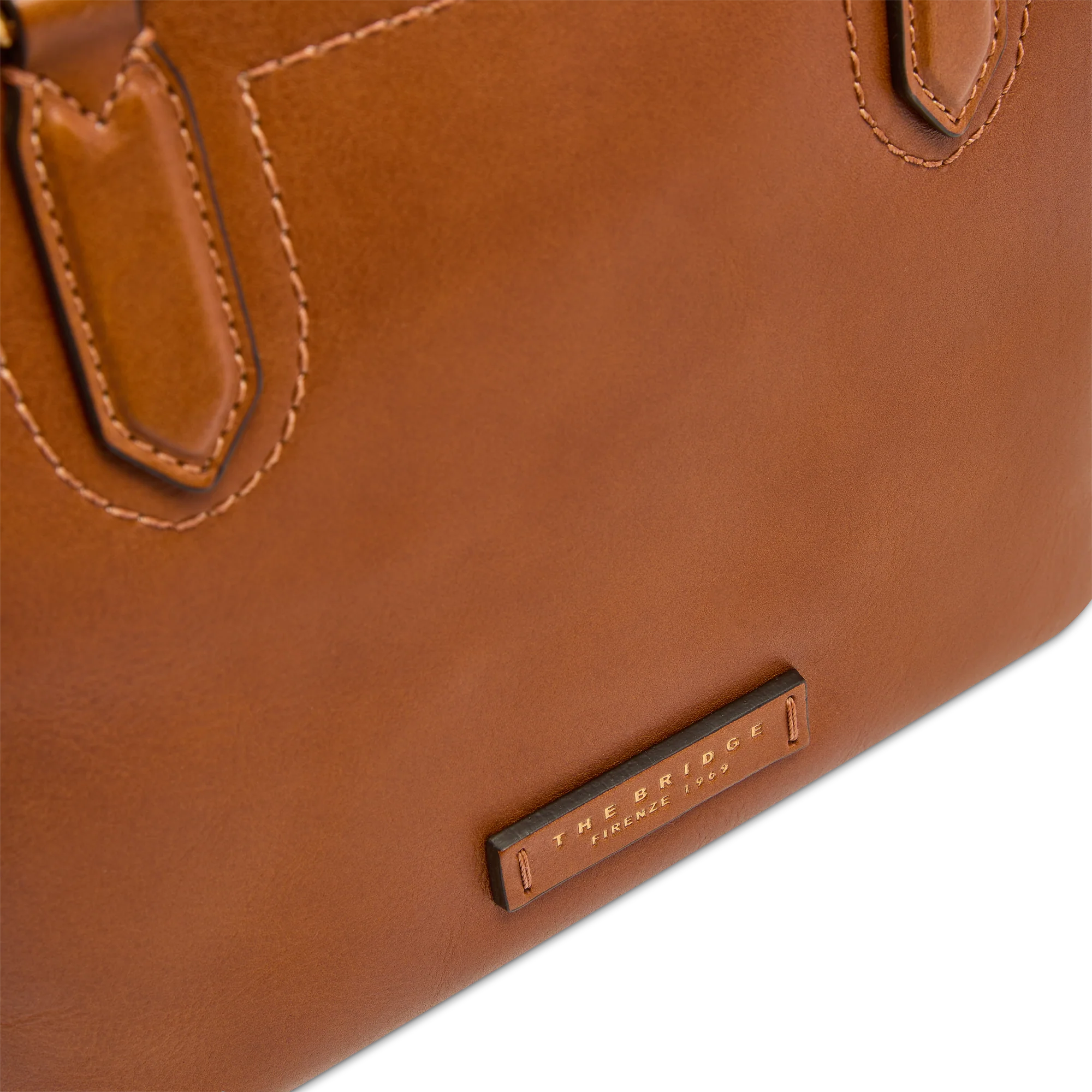 Leather handbag with removable shoulder strap - Image 5
