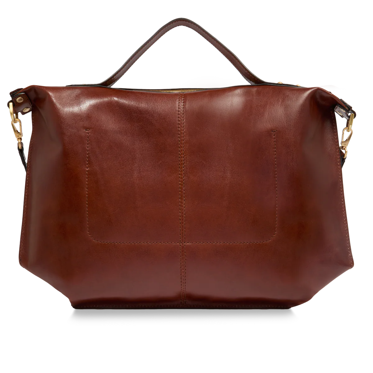 Crossbody bag in leather with zip closure - size l - Image 3