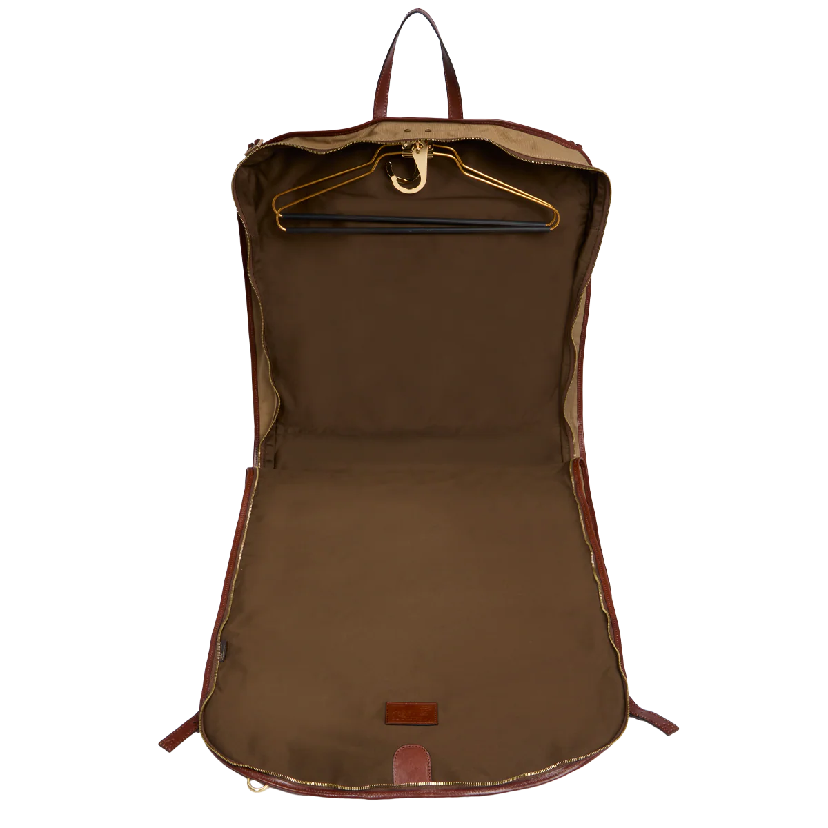 Leather and fabric garment bag - Image 3