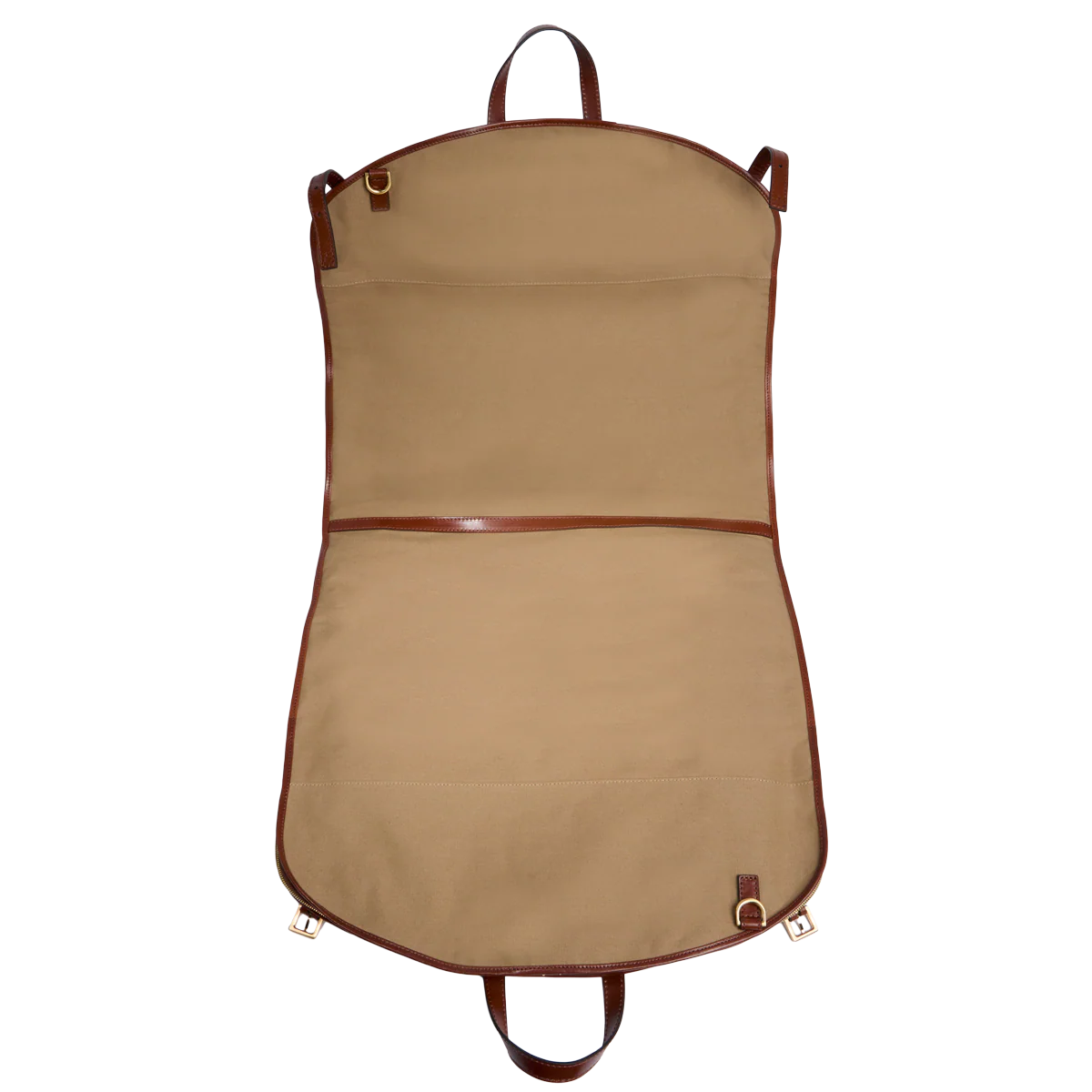 Leather and fabric garment bag - Image 4