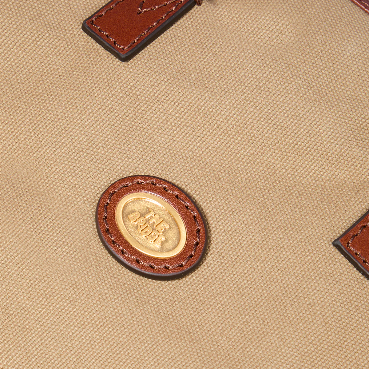 Leather and fabric garment bag - Image 5