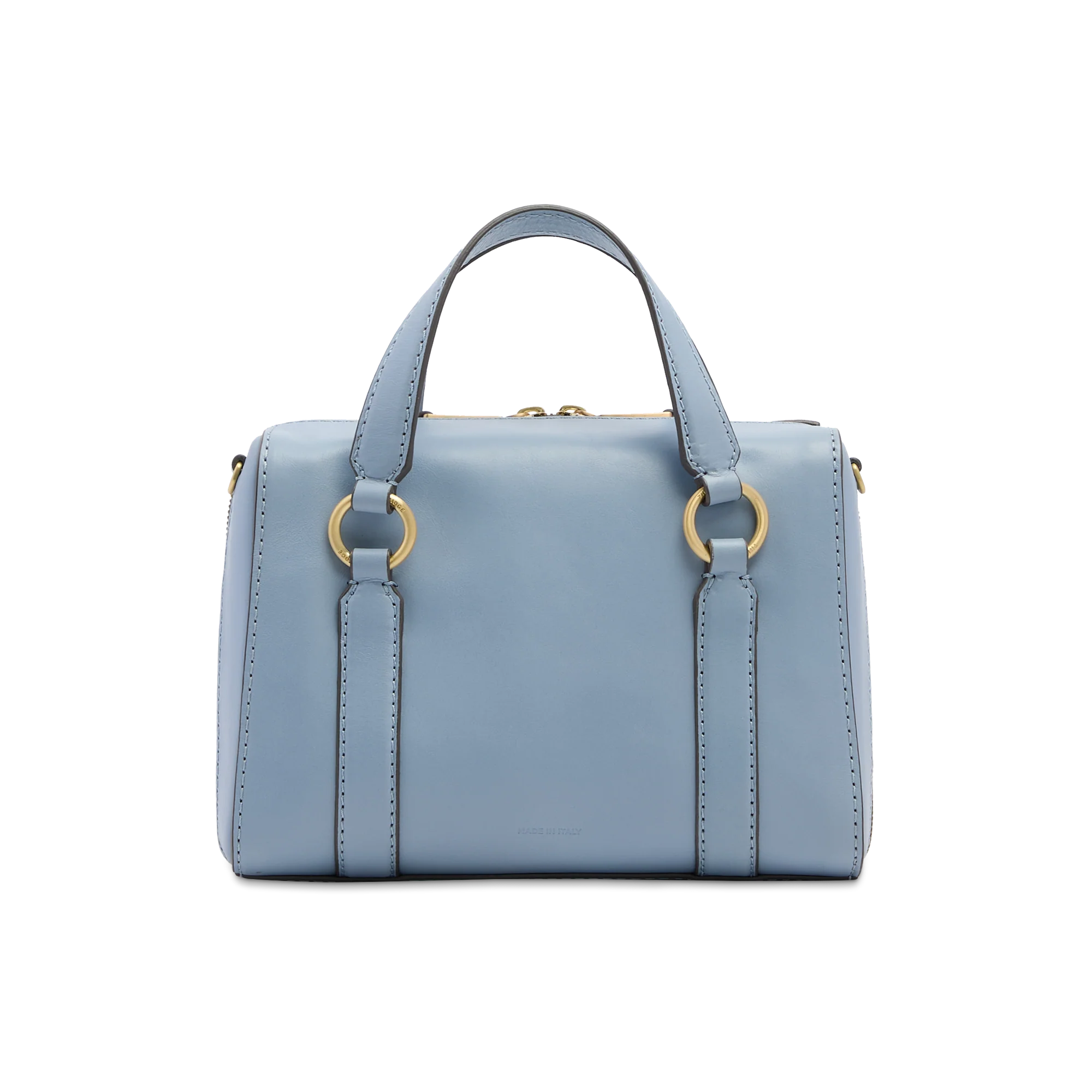 Leather handbag with removable shoulder strap - Image 3
