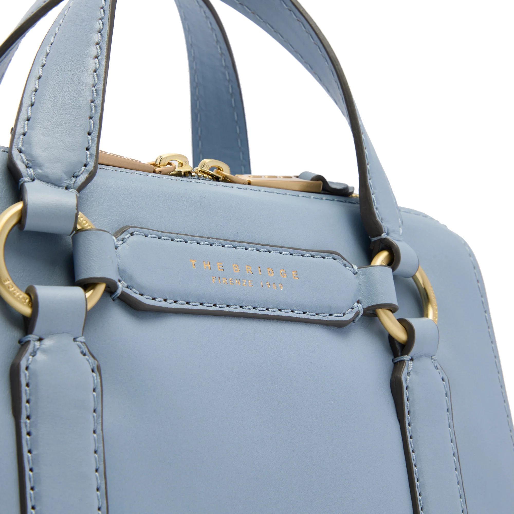 Leather handbag with removable shoulder strap - Image 5