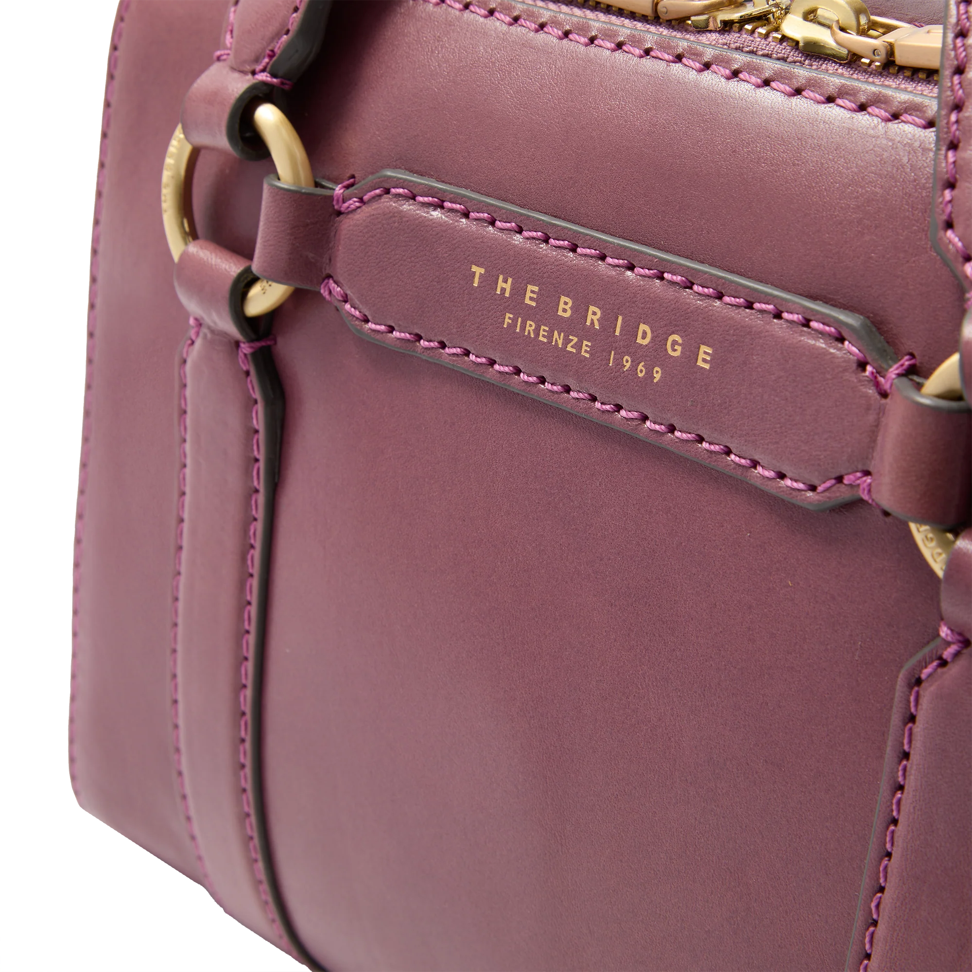 Leather handbag with removable shoulder strap - Image 5
