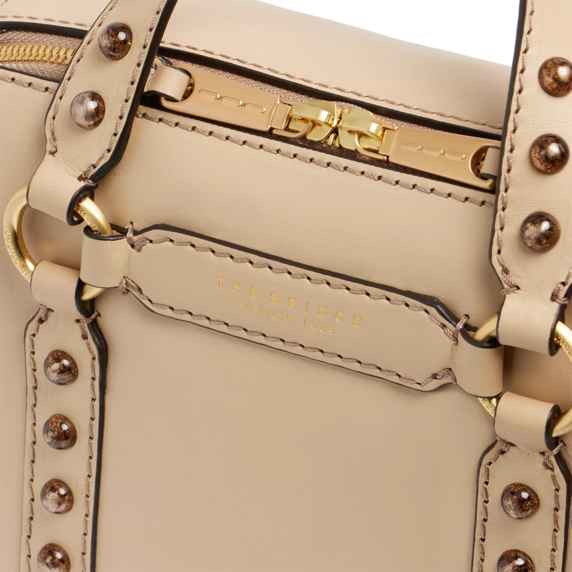 Leather handbag with removable shoulder strap - Image 5