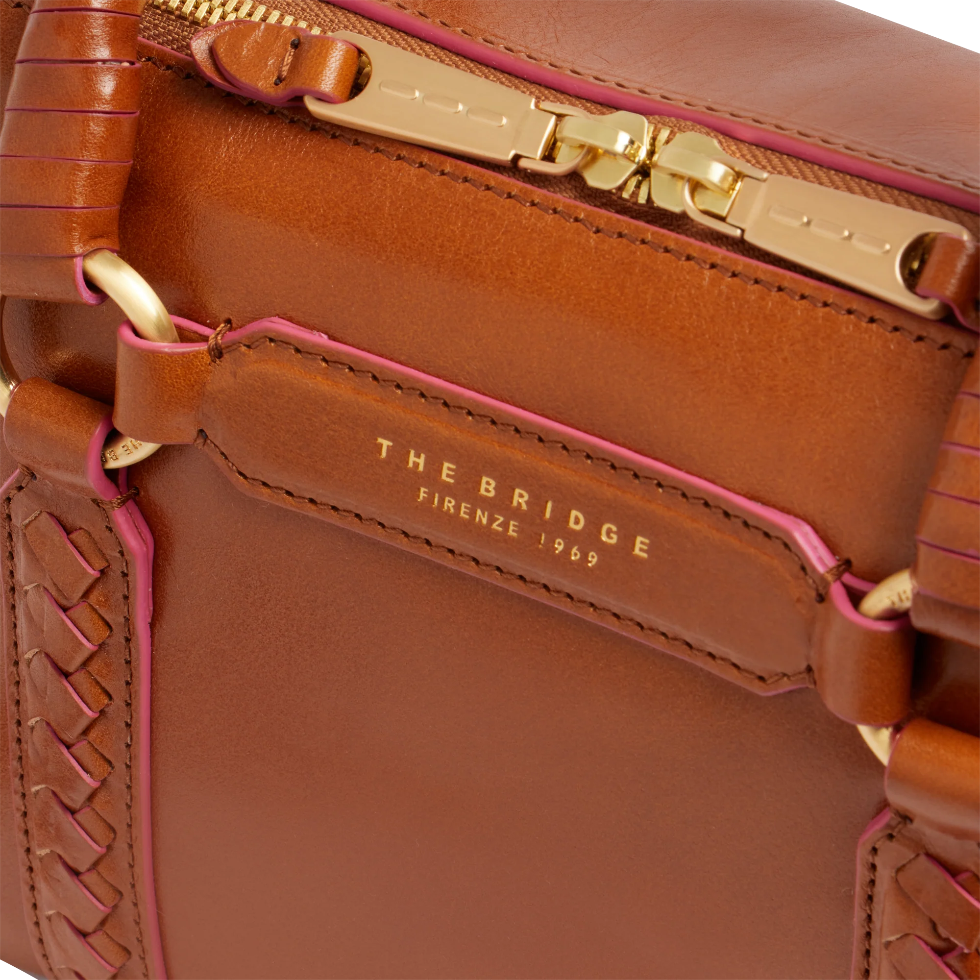 Leather handbag with removable shoulder strap - Image 5