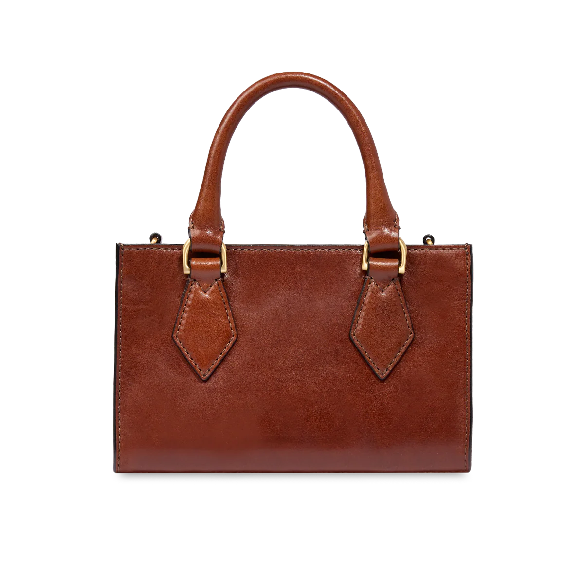 Leather handbag with removable shoulder strap - Image 3