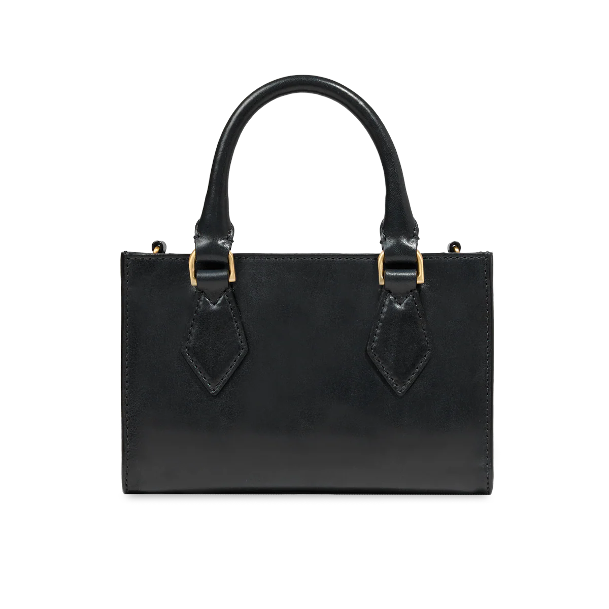 Leather handbag with removable shoulder strap - Image 3