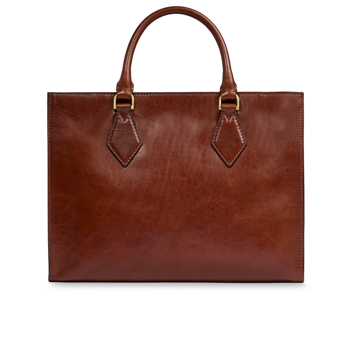 Leather handbag with removable shoulder strap - Image 3