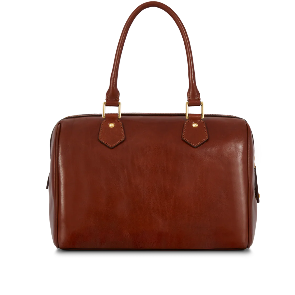 Leather boston bag - Image 3