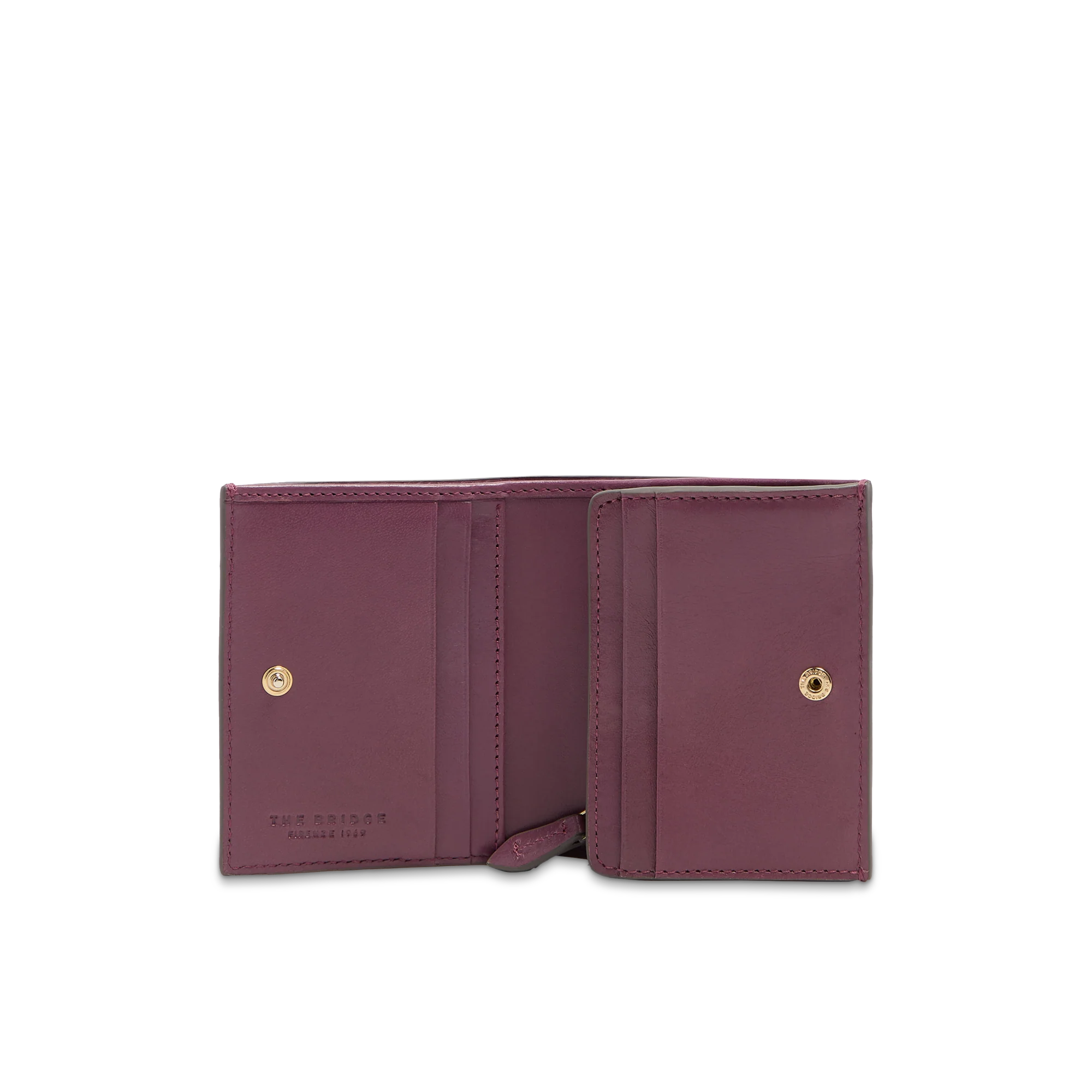 Small women’s leather wallet with coin pocket - Image 4