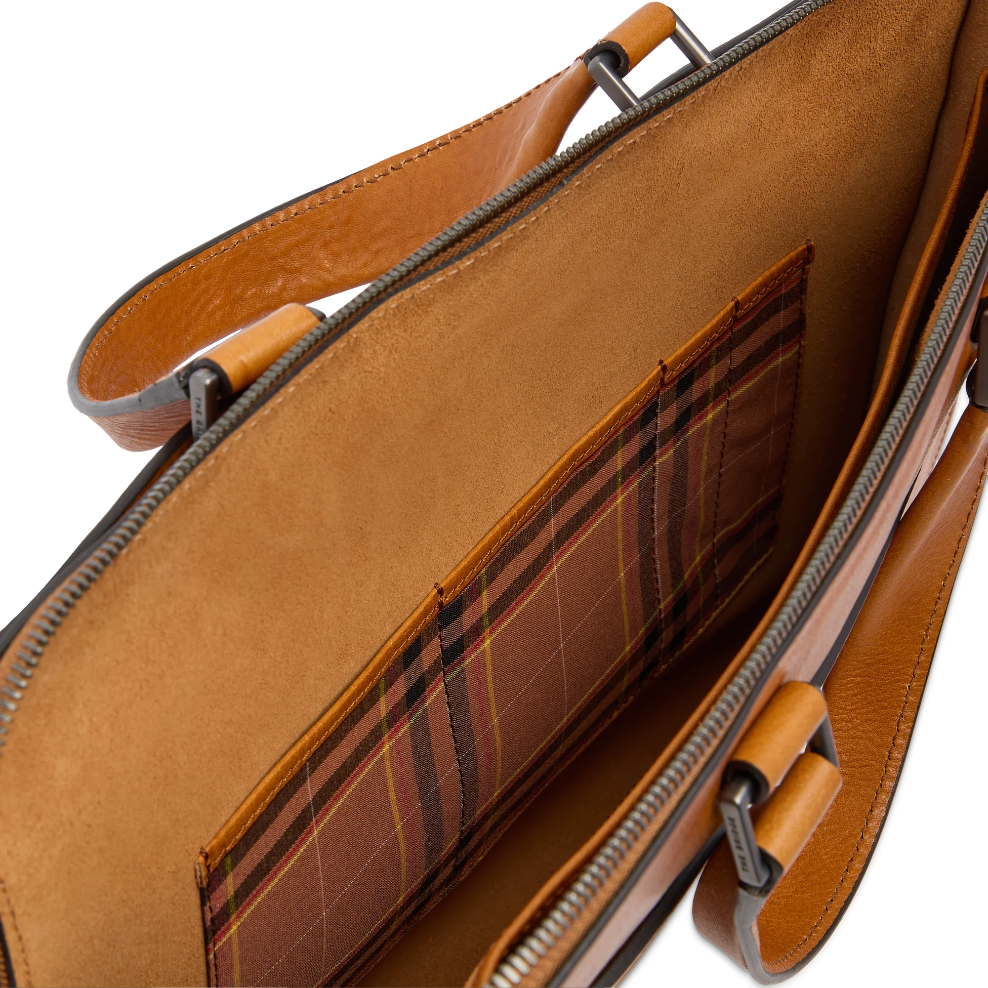 Men’s leather briefcase with shoulder strap - Image 5