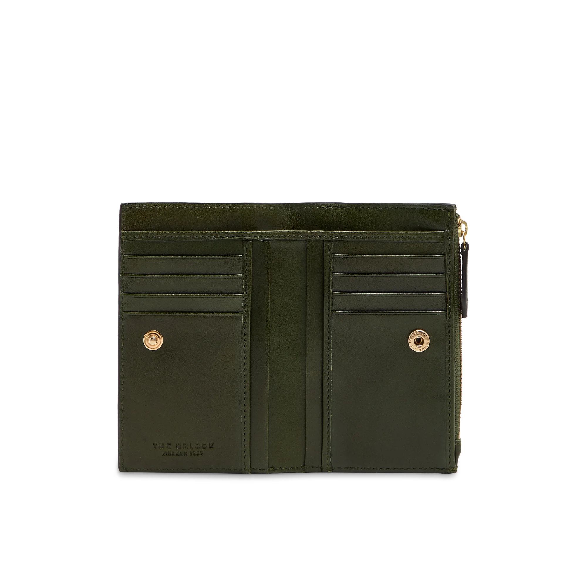 Small women’s leather wallet with coin pocket - Image 4