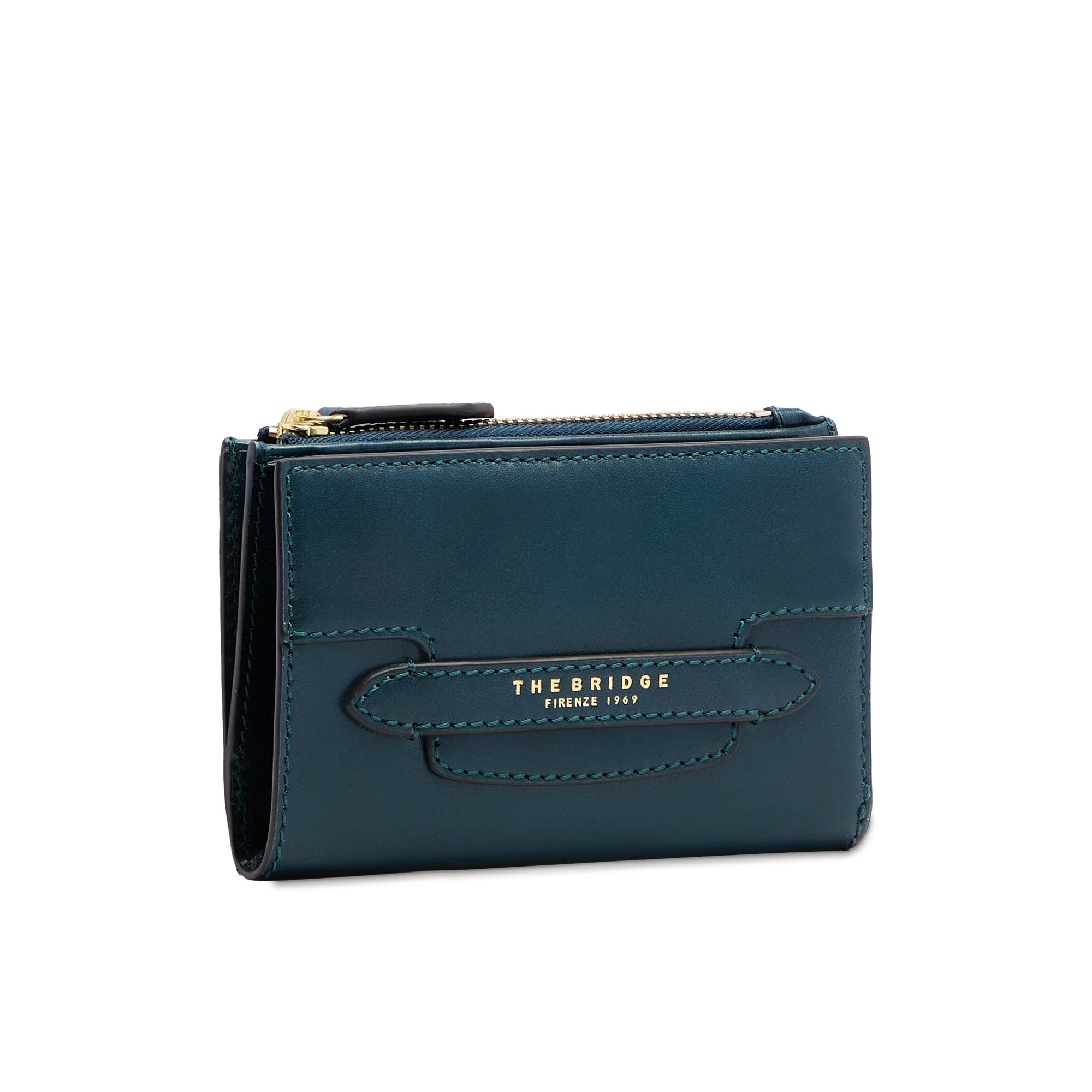 Small women’s leather wallet with coin pocket - Image 2