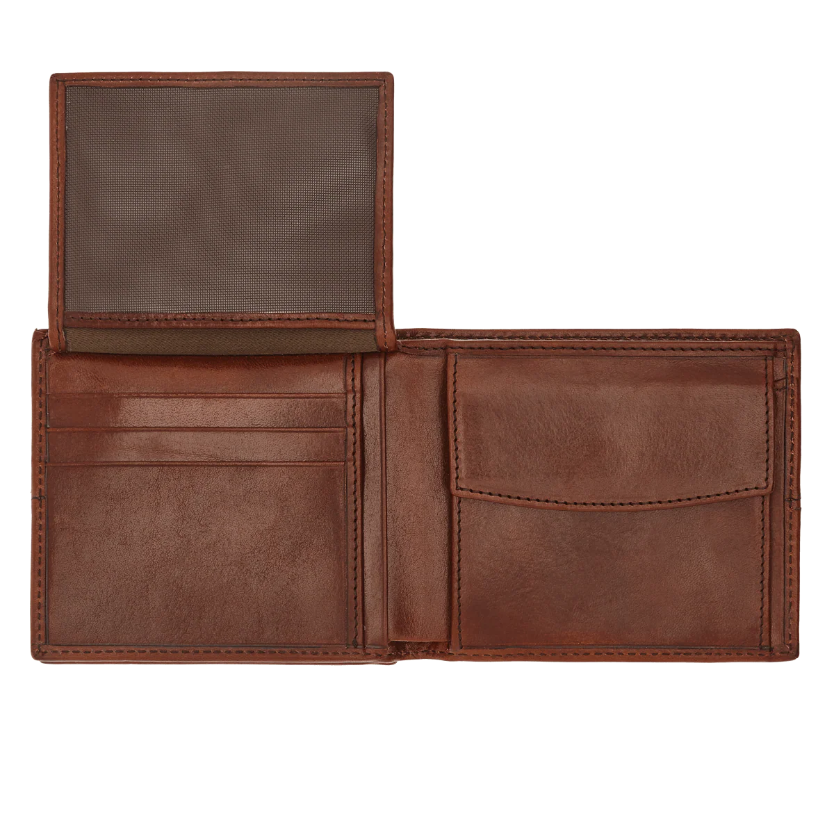 Men’s leather wallet with coin pocket - Image 3