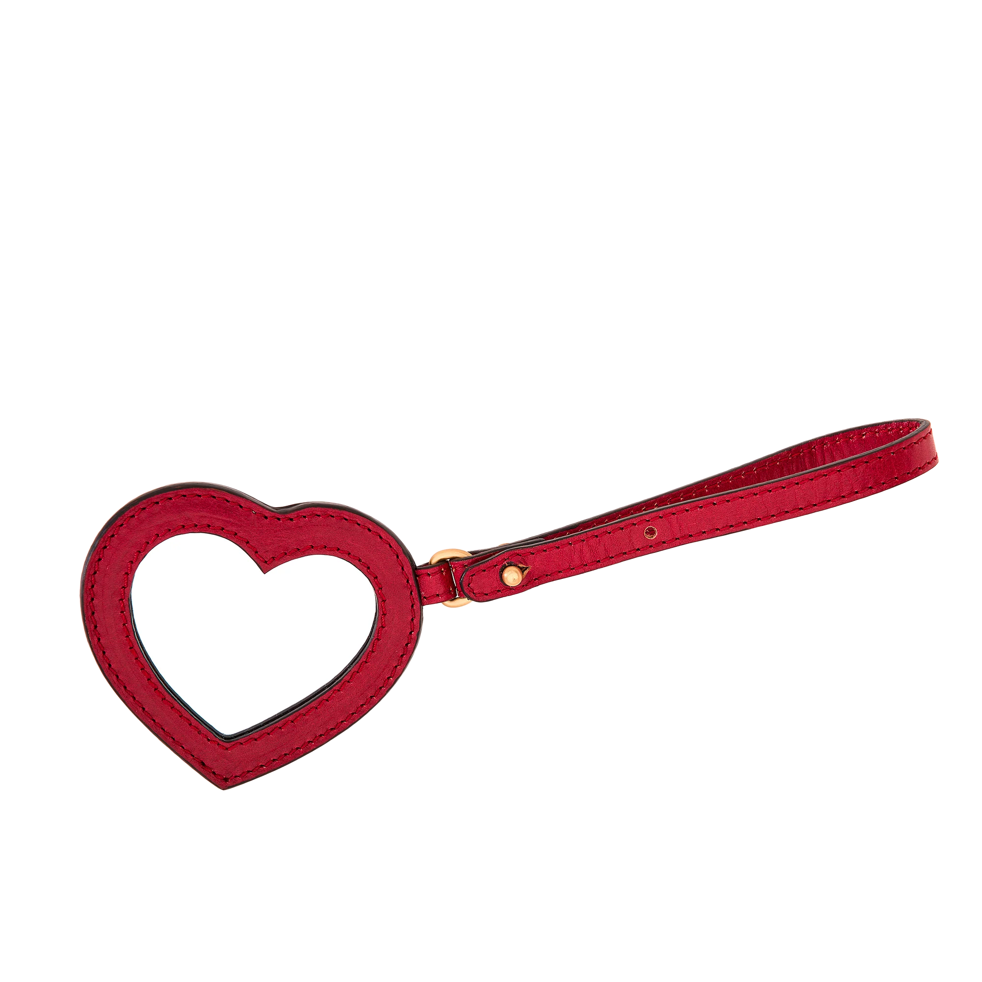 Leather key holder with mirror - Image 2