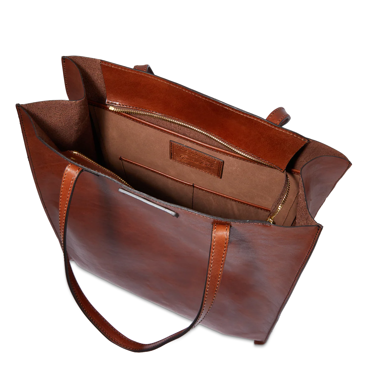 Leather tote bag - Image 4
