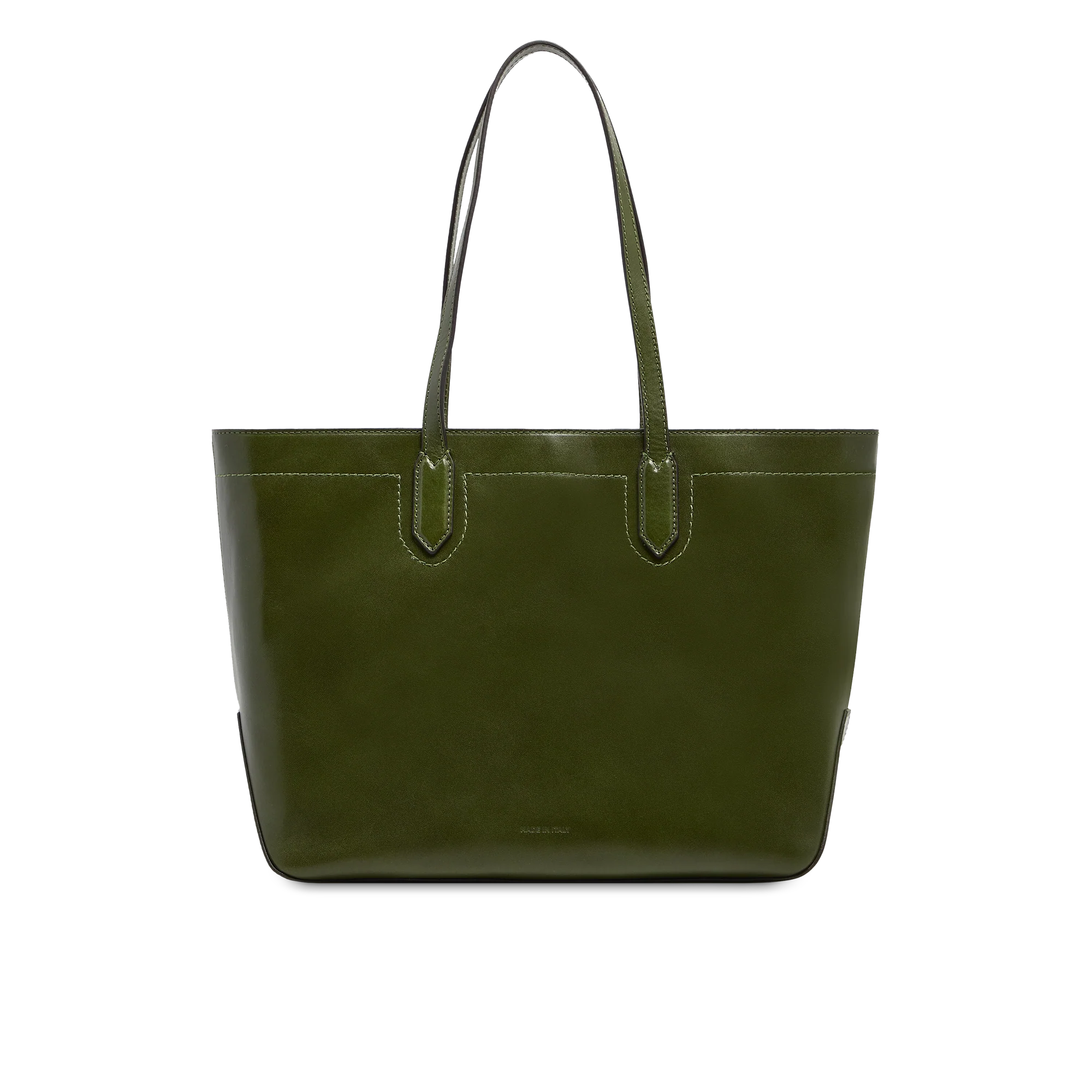 Leather shopper bag - Image 3