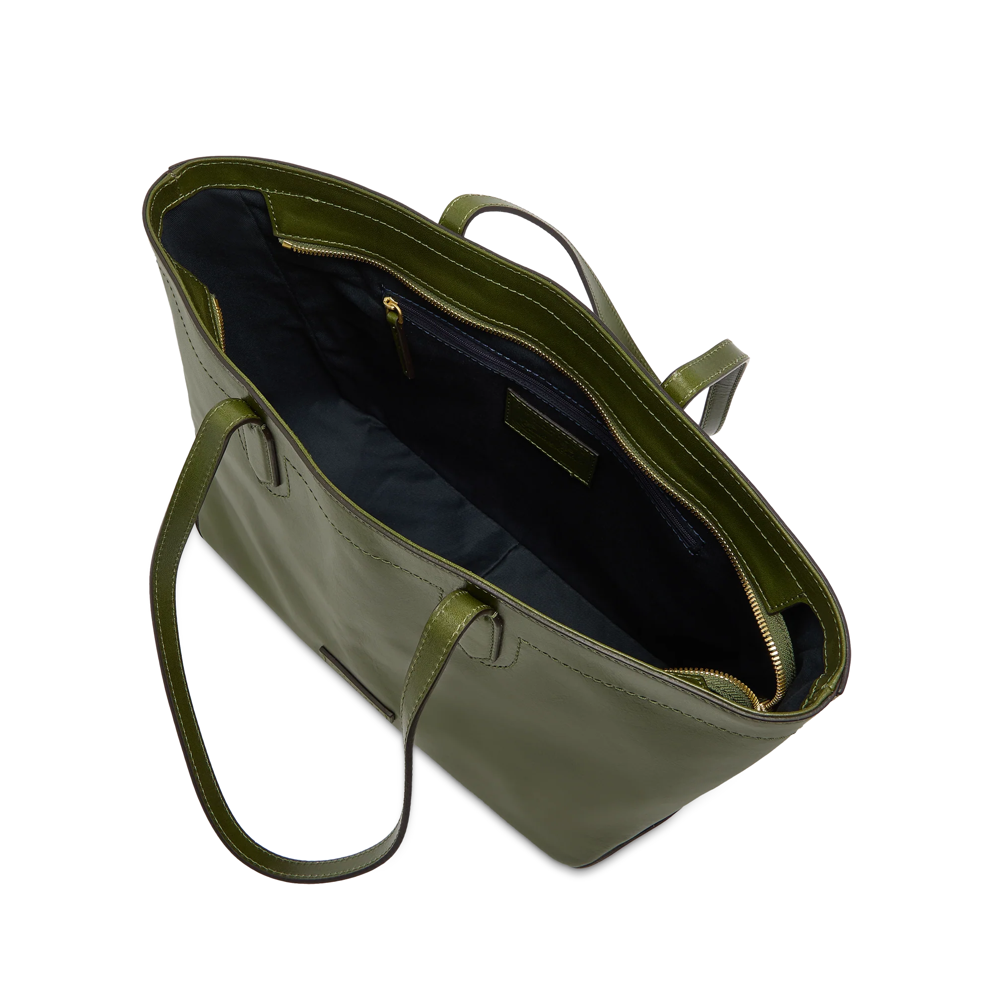 Leather shopper bag - Image 4