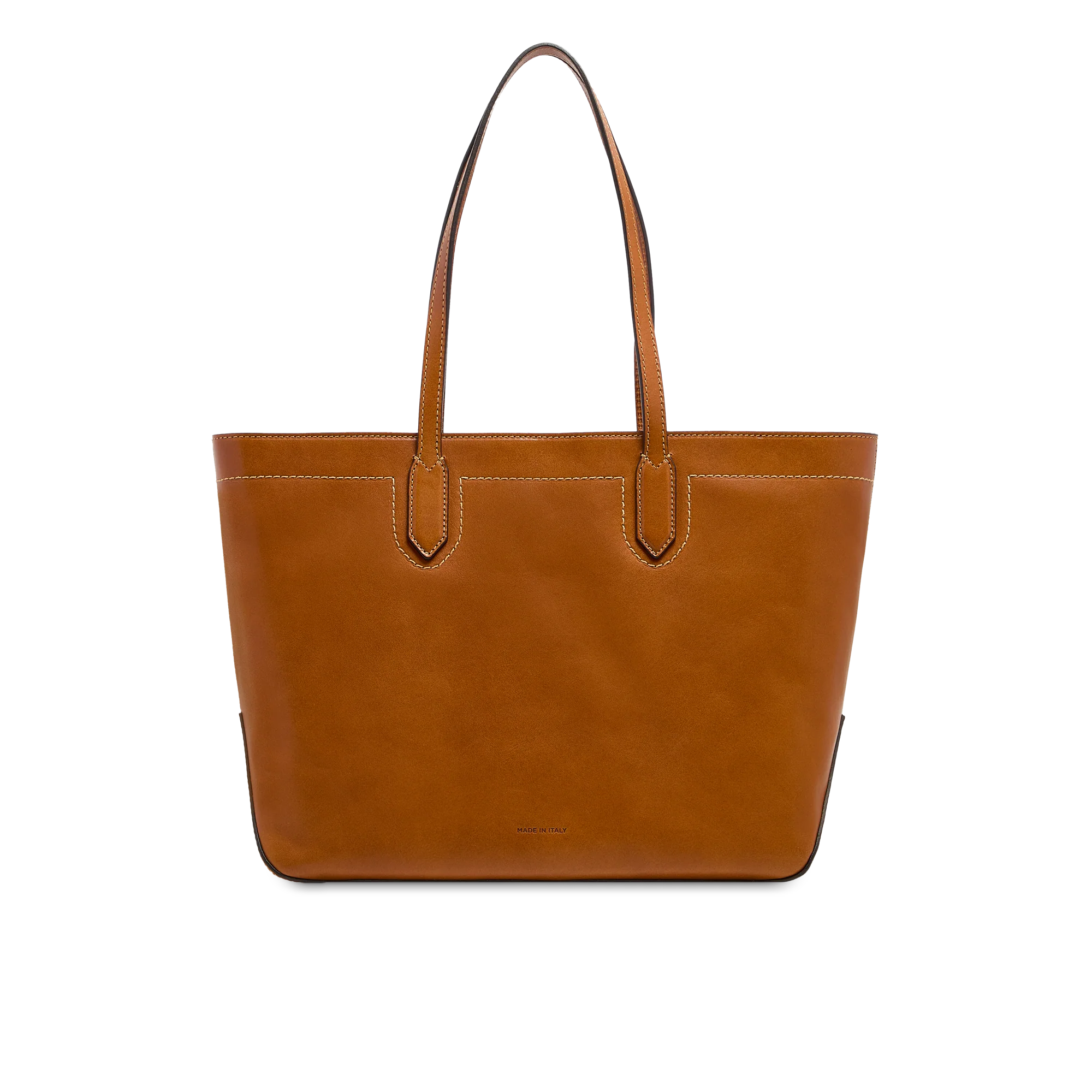 Leather shopper bag - Image 3