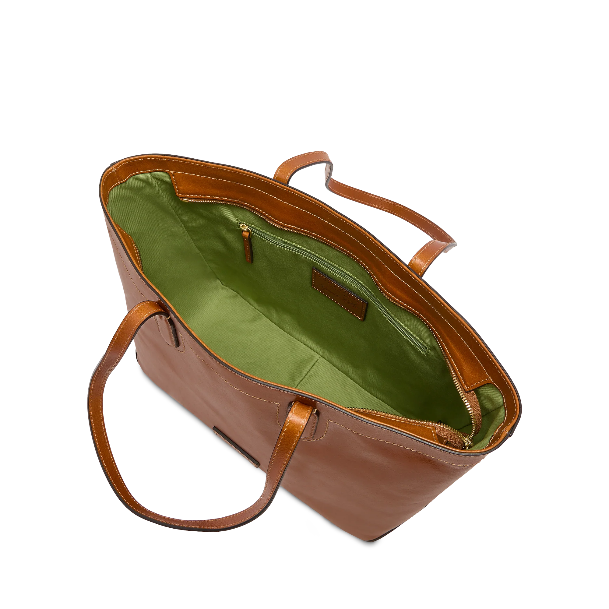Leather shopper bag - Image 4