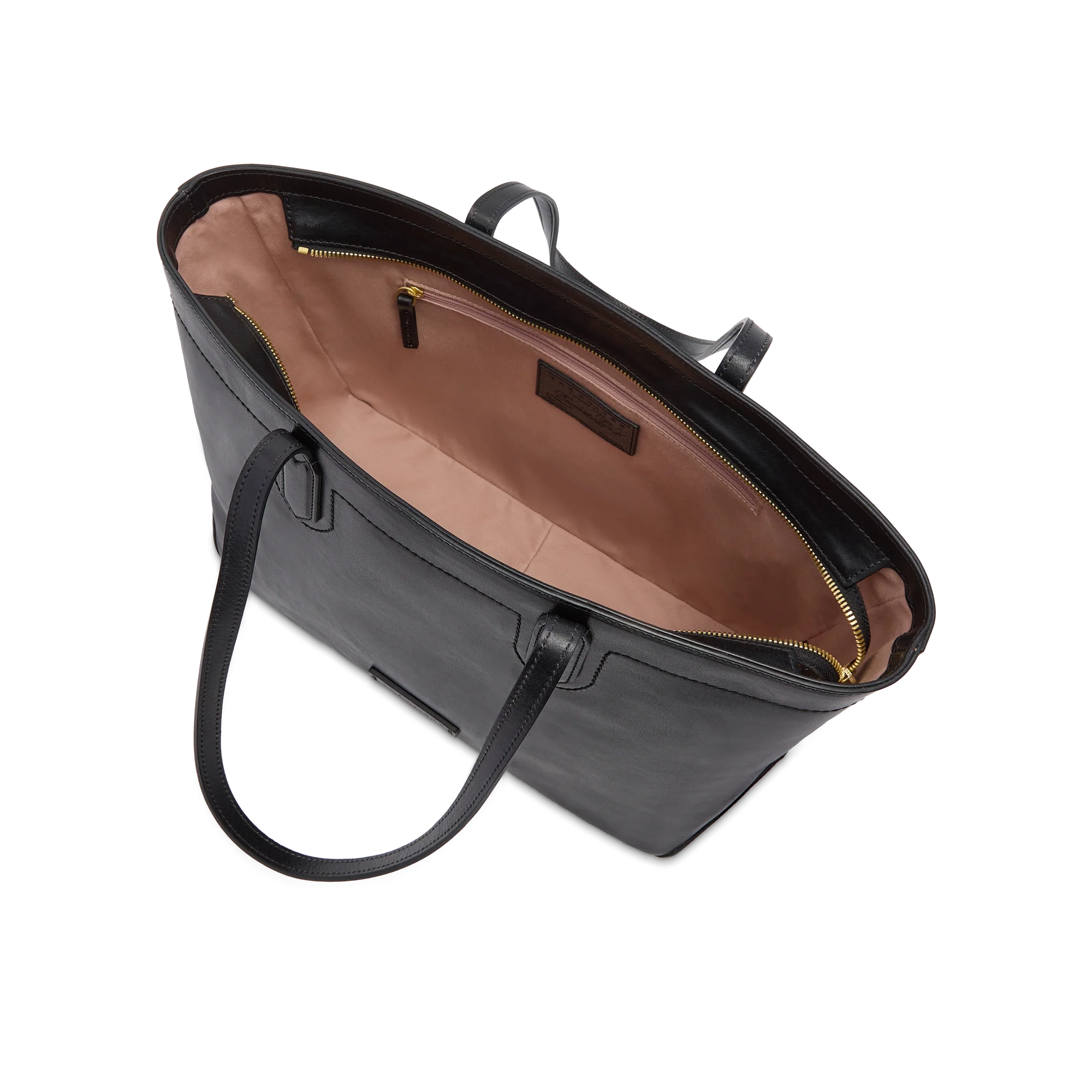 Leather shopper bag - Image 4